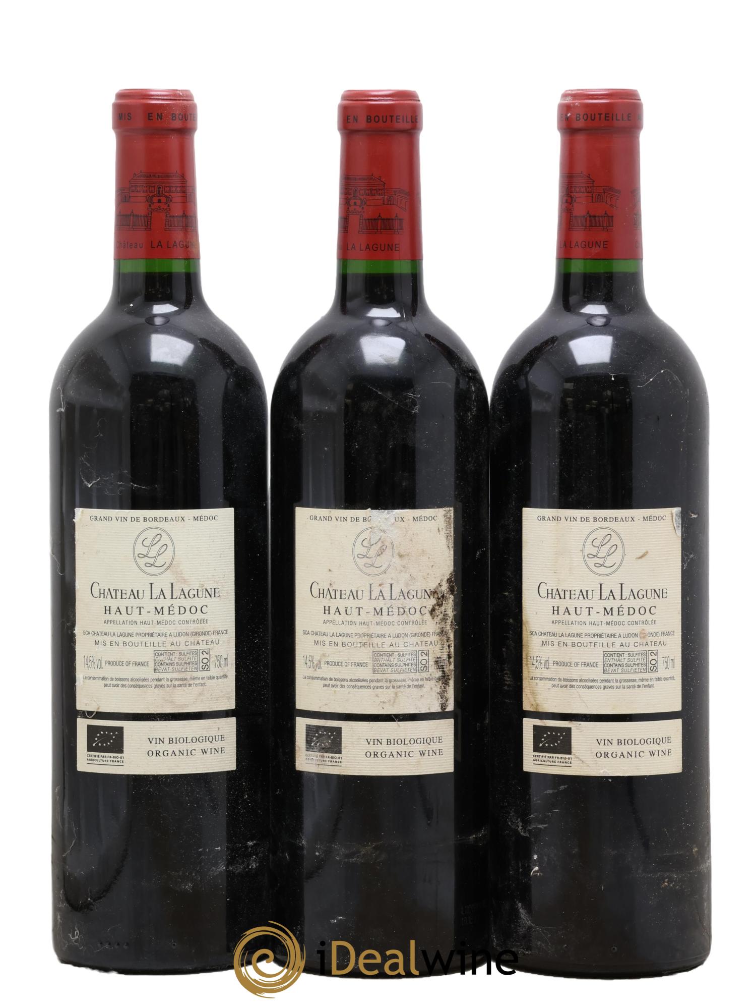 Château la Lagune 3ème Grand Cru Classé 2019 - Lot of 3 bottles - 1