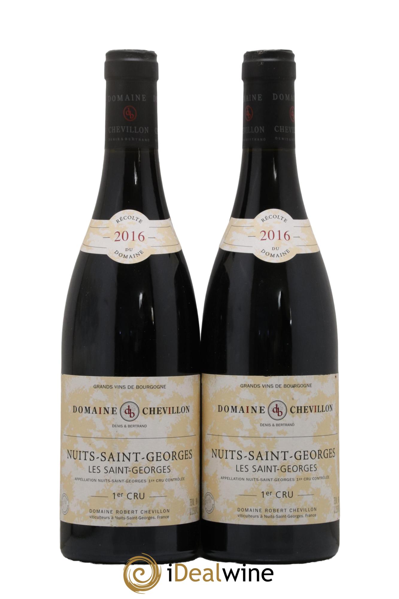 Nuits-Saint-Georges 1er Cru Les Saint Georges Robert Chevillon 2016 - Lot of 2 bottles - 0