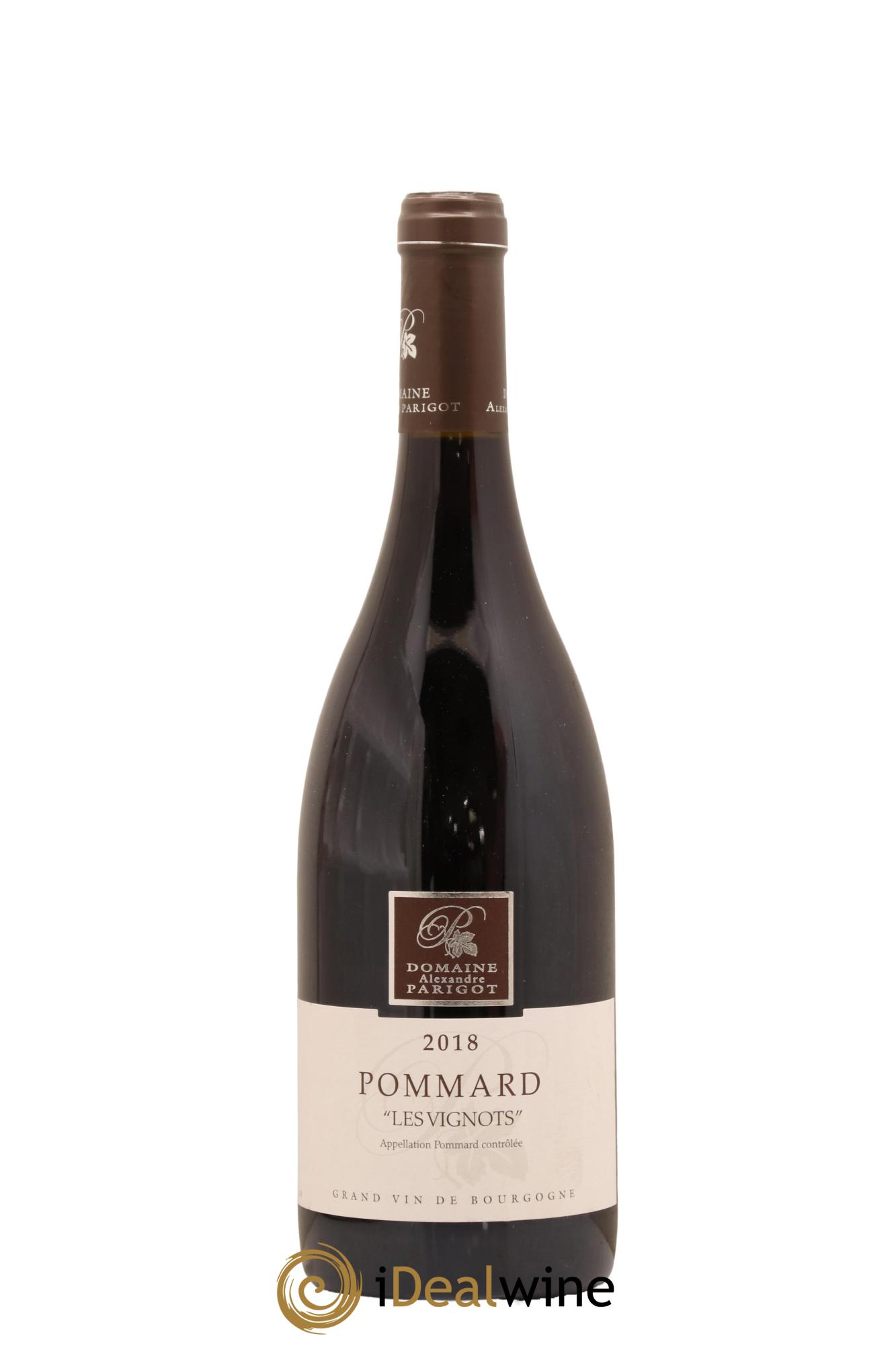 Pommard Les Vignots Domaine Alexandre Parigot 2018 - Lot de 1 bouteille - 0