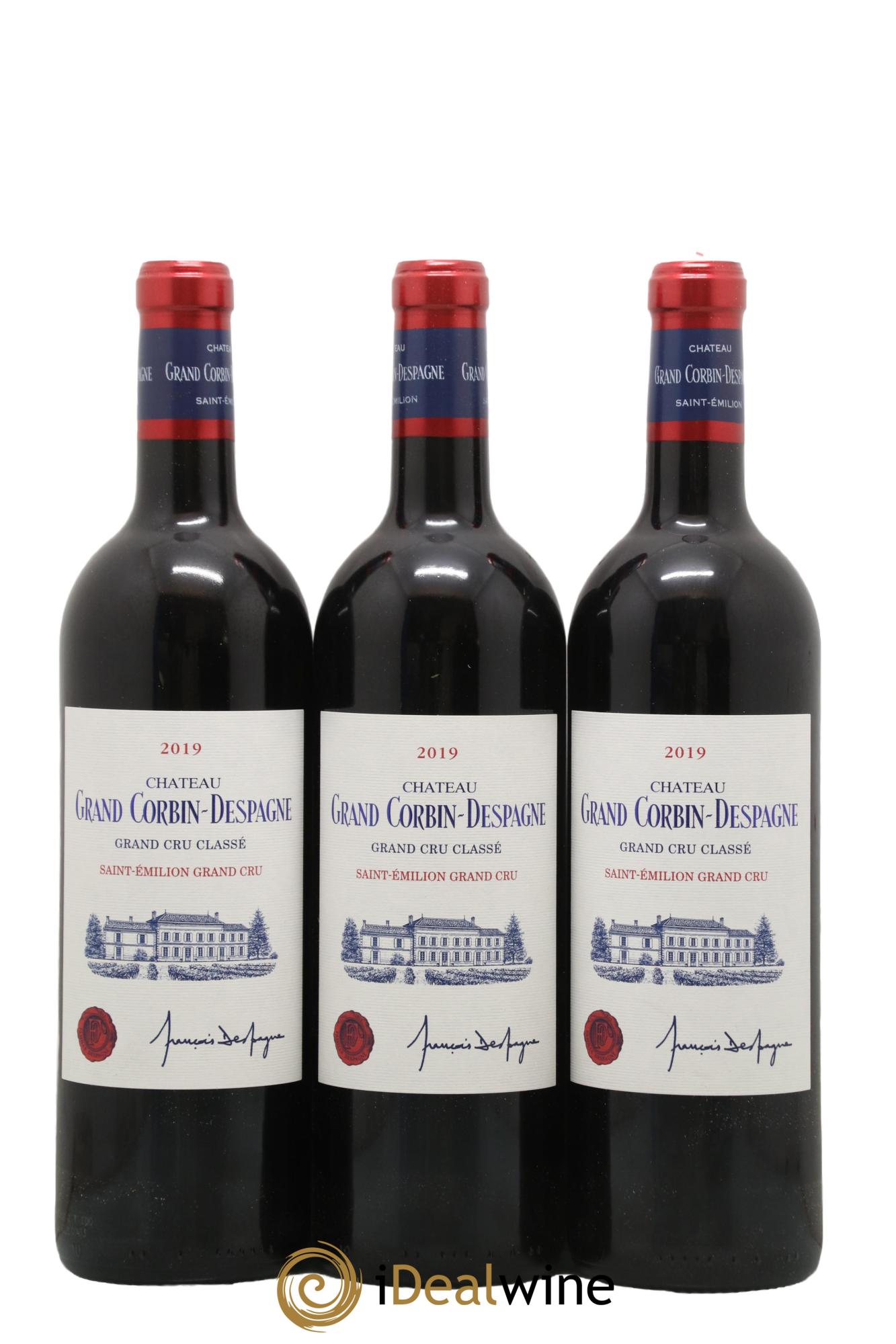 Château Grand Corbin Despagne Grand Cru Classé 2019 - Lot of 6 bottles - 2