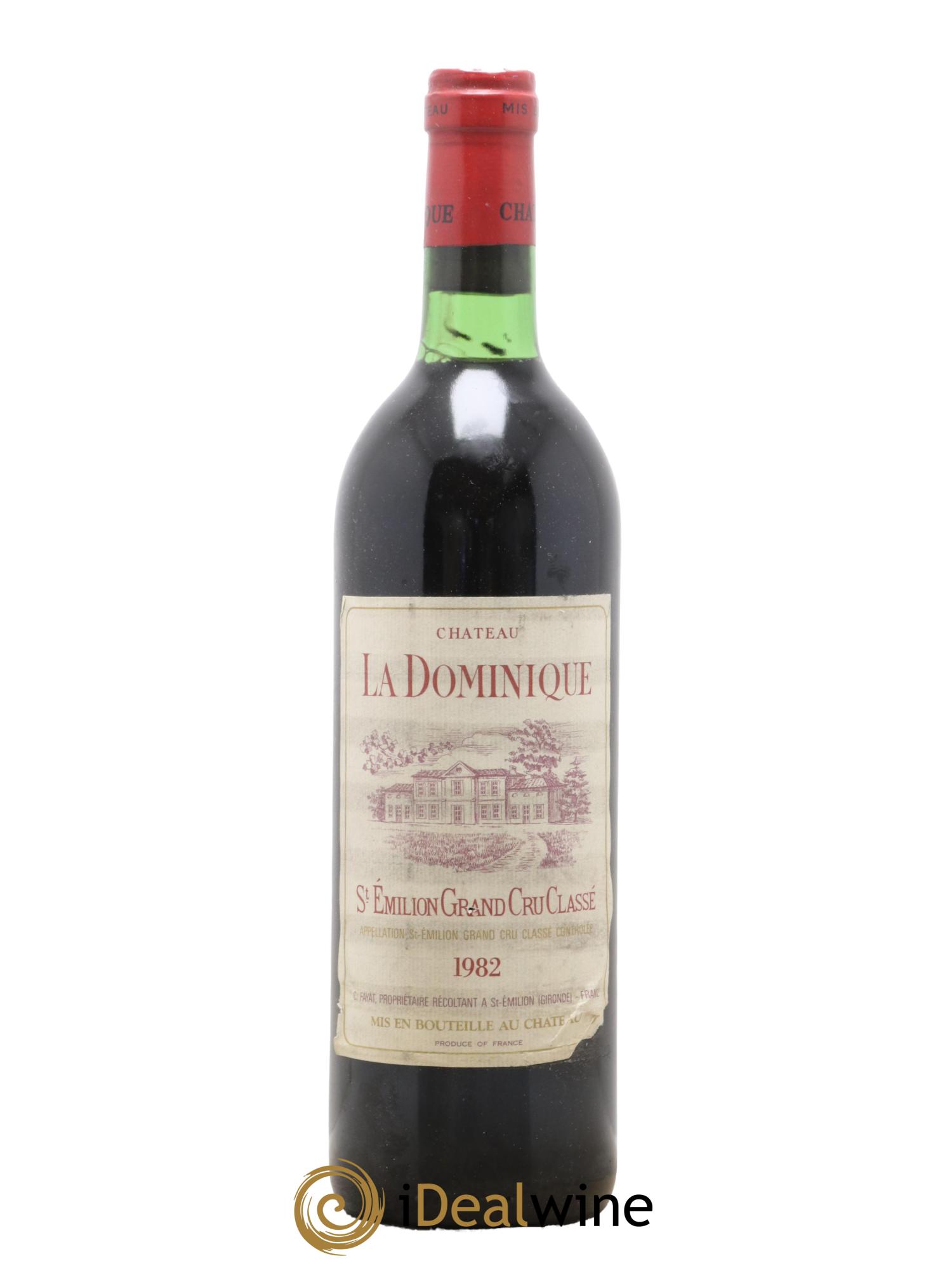 Château la Dominique Grand Cru Classé 1982 - Lot de 1 bouteille - 0
