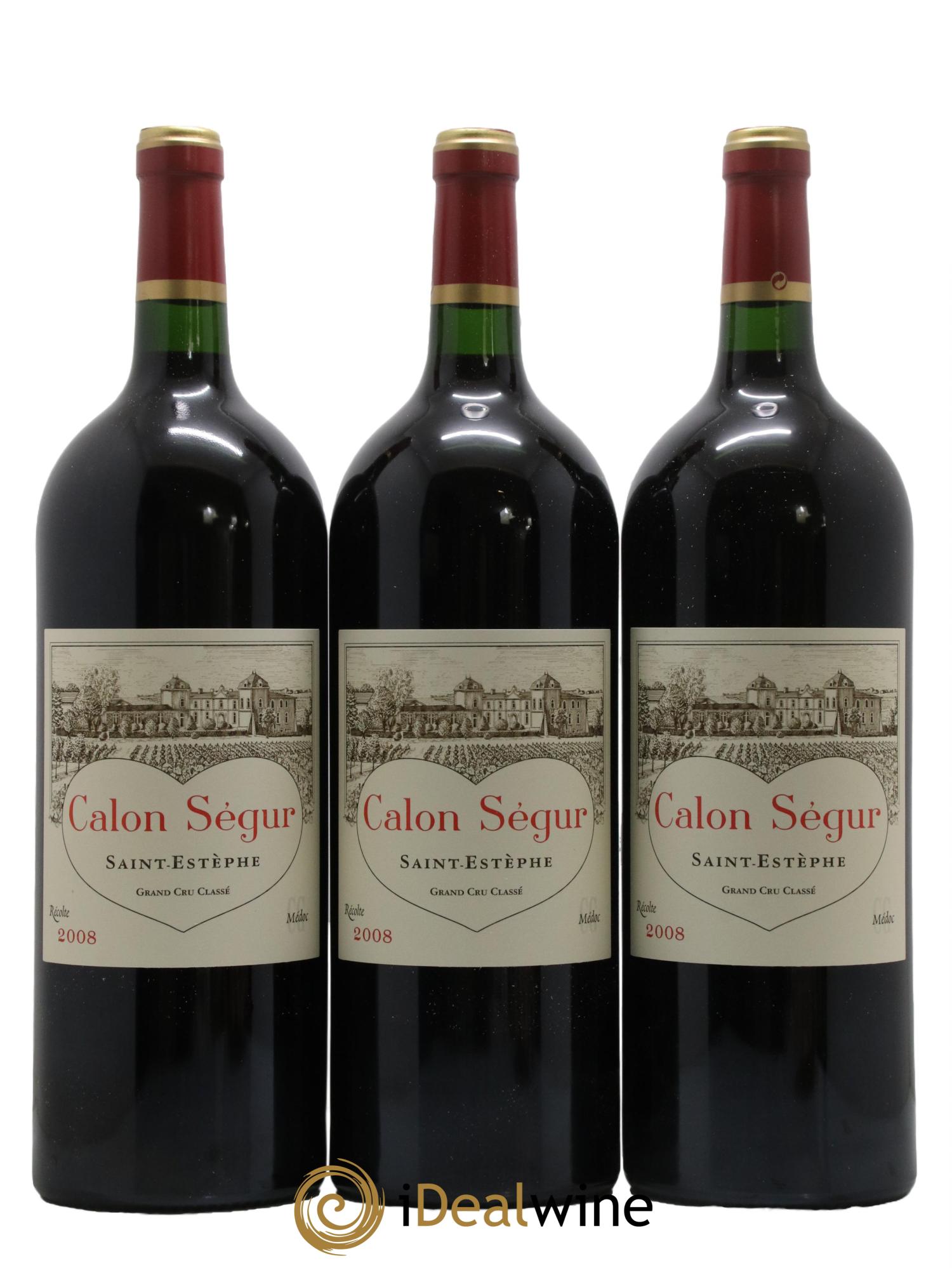 Château Calon Ségur 3ème Grand Cru Classé 2008 - Lot de 6 magnums - 2
