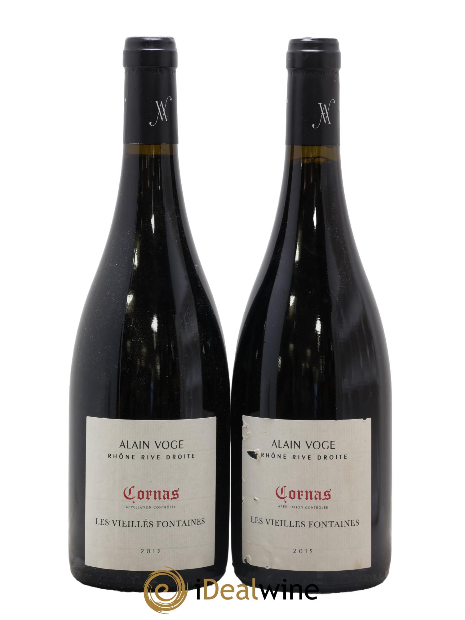 Cornas Les Vieilles Fontaines Alain Voge (Domaine) 2015 - Lot de 2 bouteilles - 0