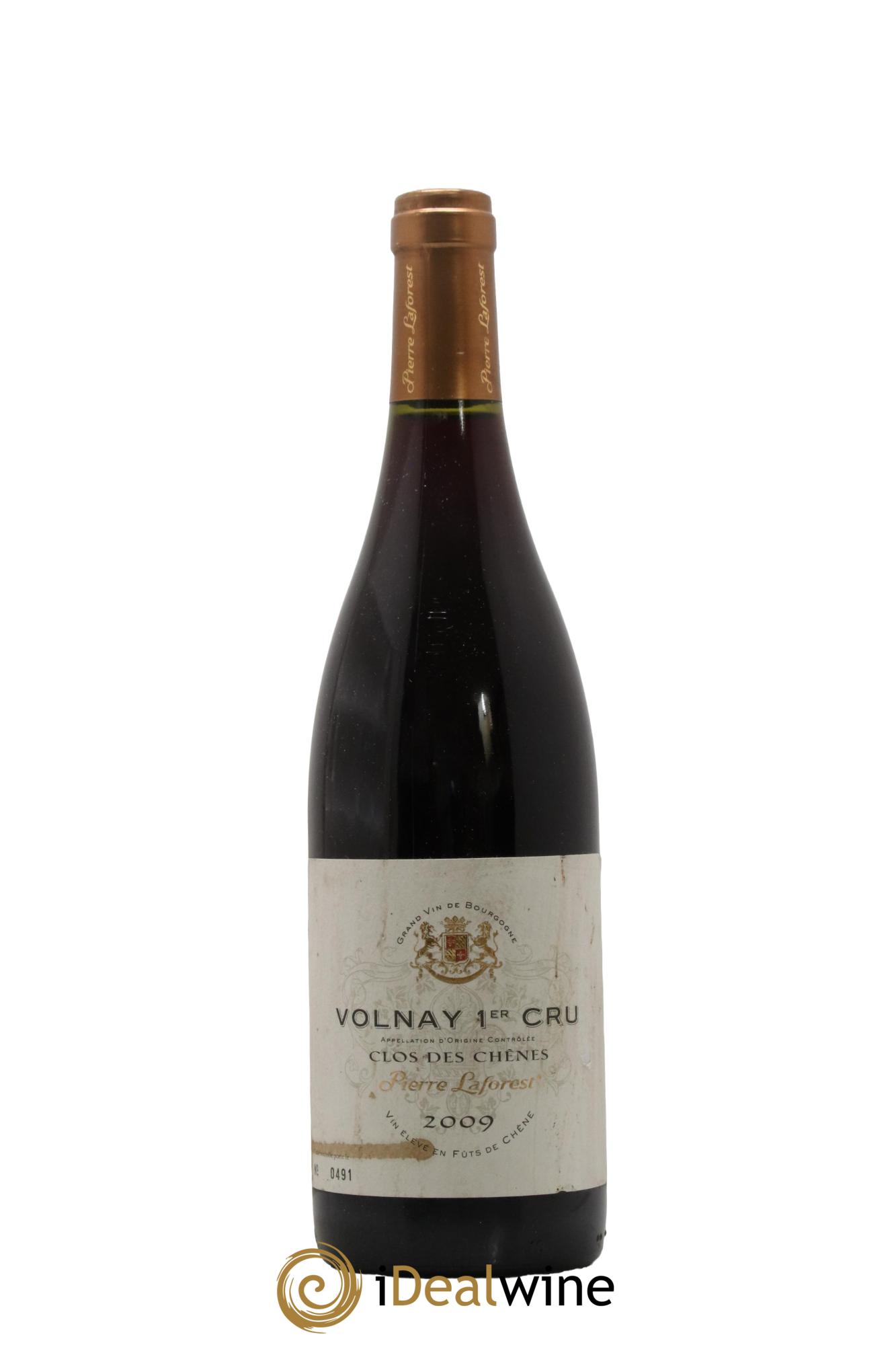 Volnay 1er Cru Clos des Chênes Pierre Laforest 2009 - Lot de 1 bouteille - 0