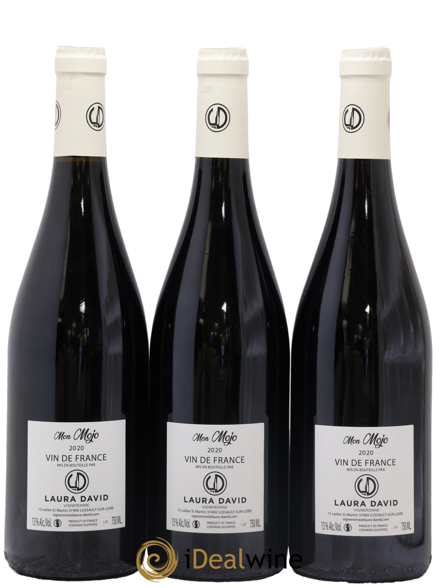 Vin de France Mon Mojo Laura David 2020 - Posten von 3 Flaschen - 1