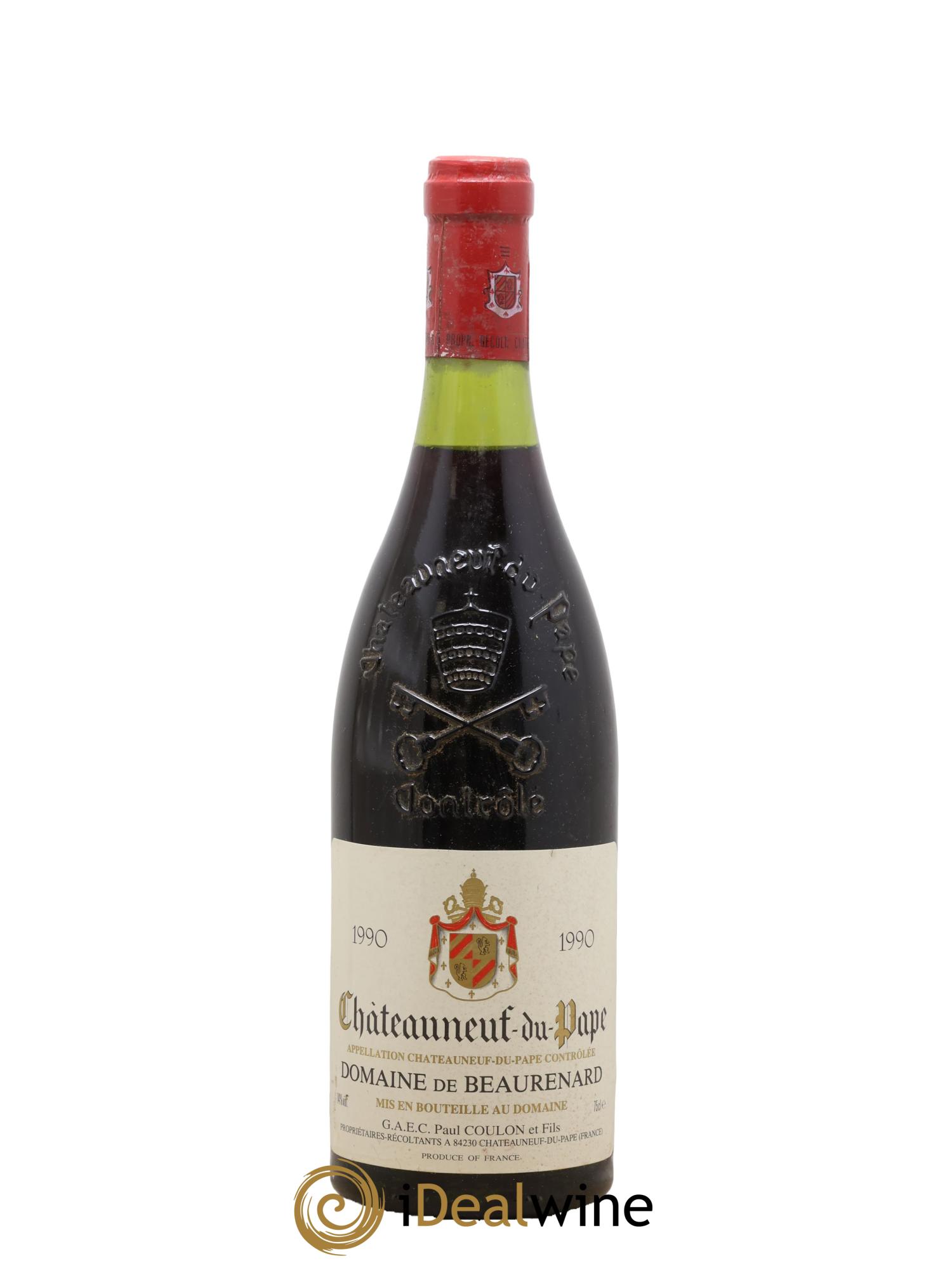 Châteauneuf-du-Pape Beaurenard (Domaine de) 1990 - Lot de 1 bouteille - 0