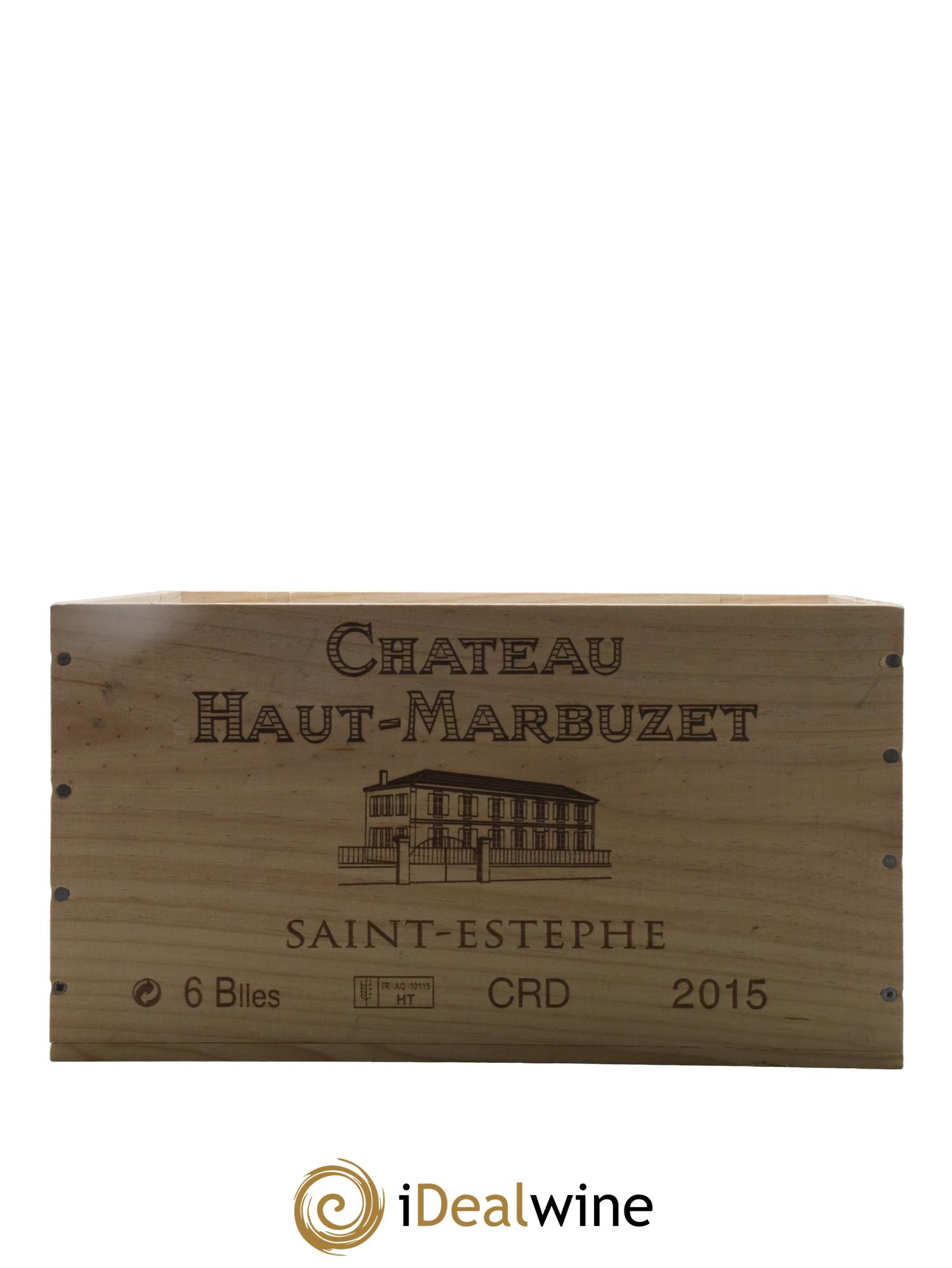Château Haut Marbuzet 2015 - Lotto di 6 bottiglie - 1