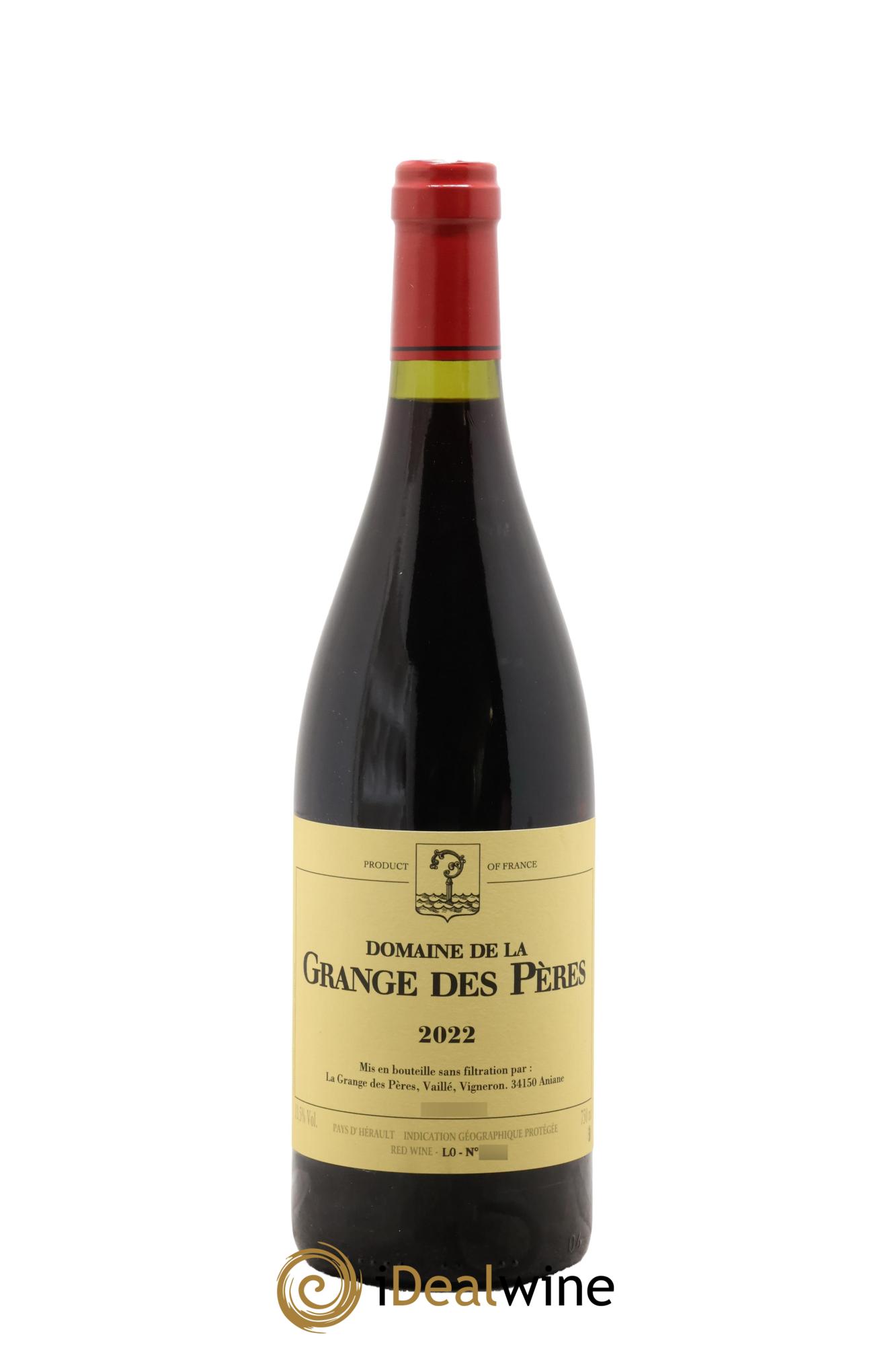 Pays d'Hérault Grange des Pères Laurent Vaillé 2022 - Lot of 1 bottle - 0