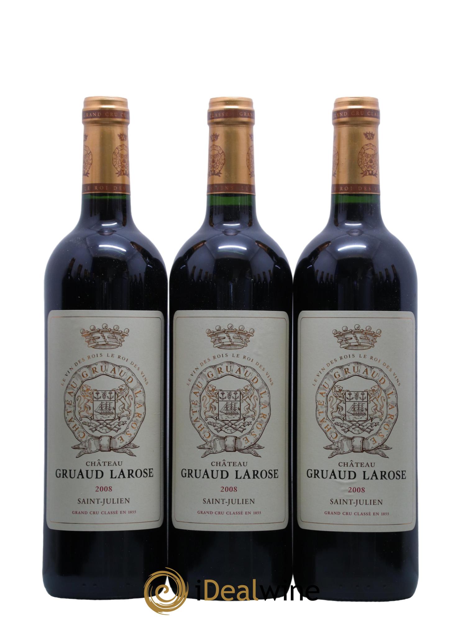 Château Gruaud Larose 2ème Grand Cru Classé 2008 - Lot de 12 bouteilles - 1