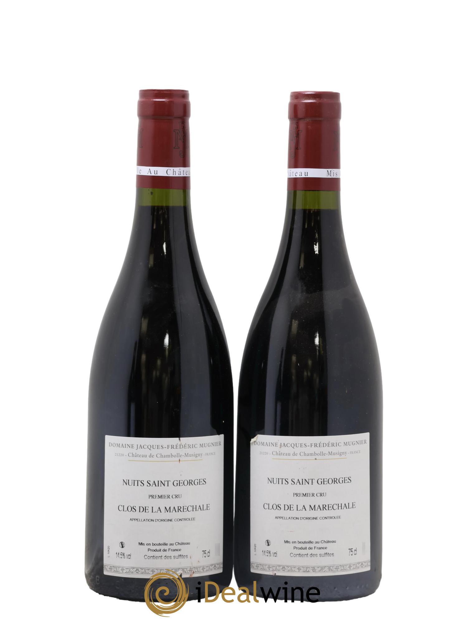 Nuits-Saint-Georges 1er Cru Clos de La Maréchale Jacques-Frédéric Mugnier 2020 - Lot de 2 bouteilles - 1