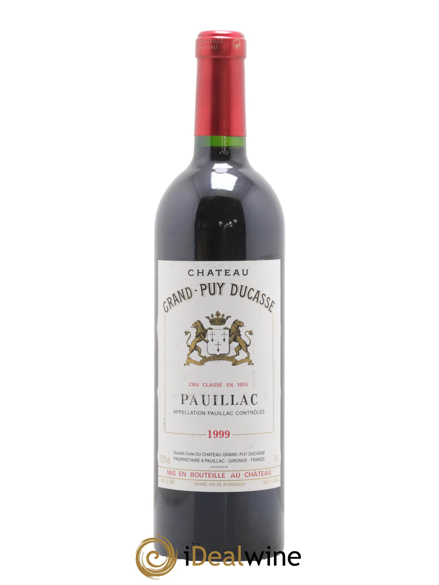 Château Grand Puy Ducasse 5ème Grand Cru Classé 1999 - Posten von 1 Flasche - 0