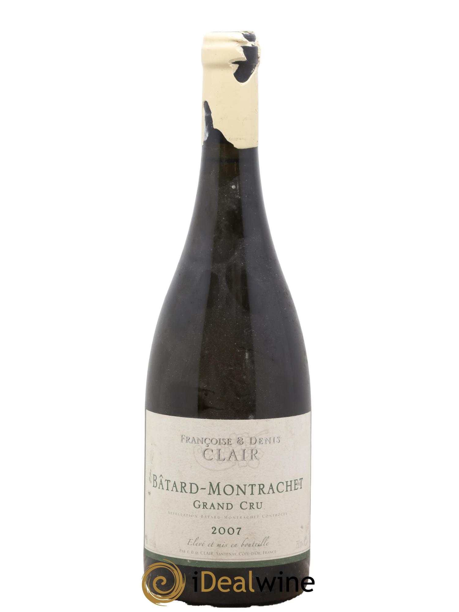 Bâtard-Montrachet Grand Cru Françoise et Denis Clair 2007 - Lotto di 1 bottiglia - 0