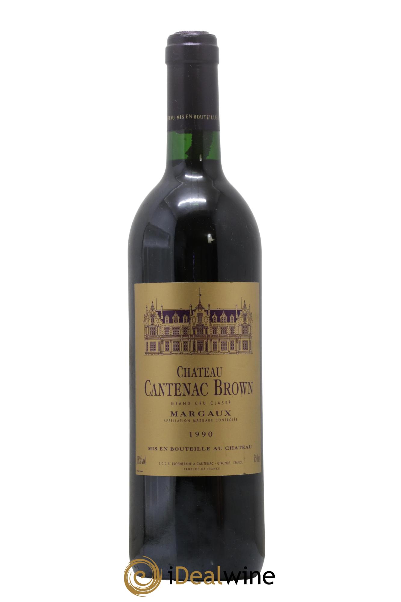 Château Cantenac Brown 3ème Grand Cru Classé 1990 - Posten von 1 Flasche - 0