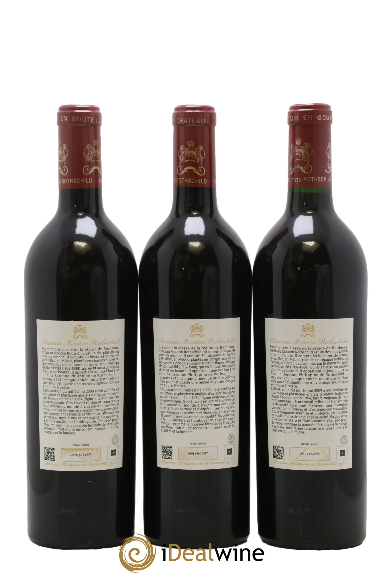 Château Mouton Rothschild 1er Grand Cru Classé 2009 - Lot of 12 bottles - 2