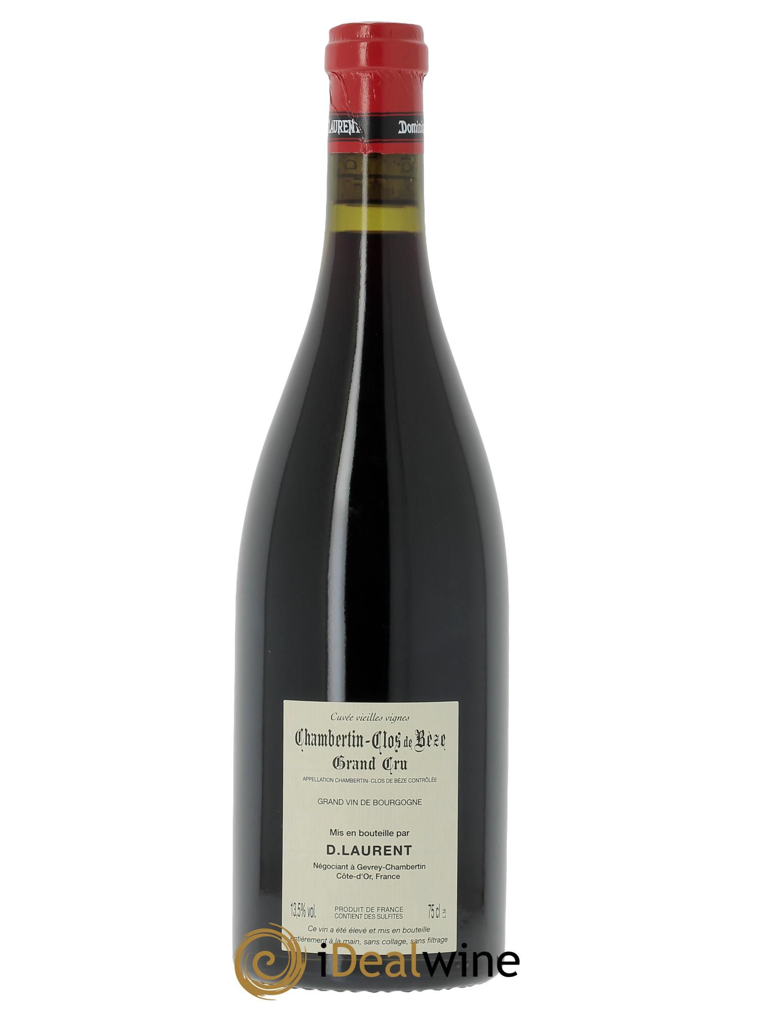 Chambertin Clos de Bèze Grand Cru Grande cuvée Vieilles vignes Dominique Laurent  2016 - Lot of 1 bottle - 1