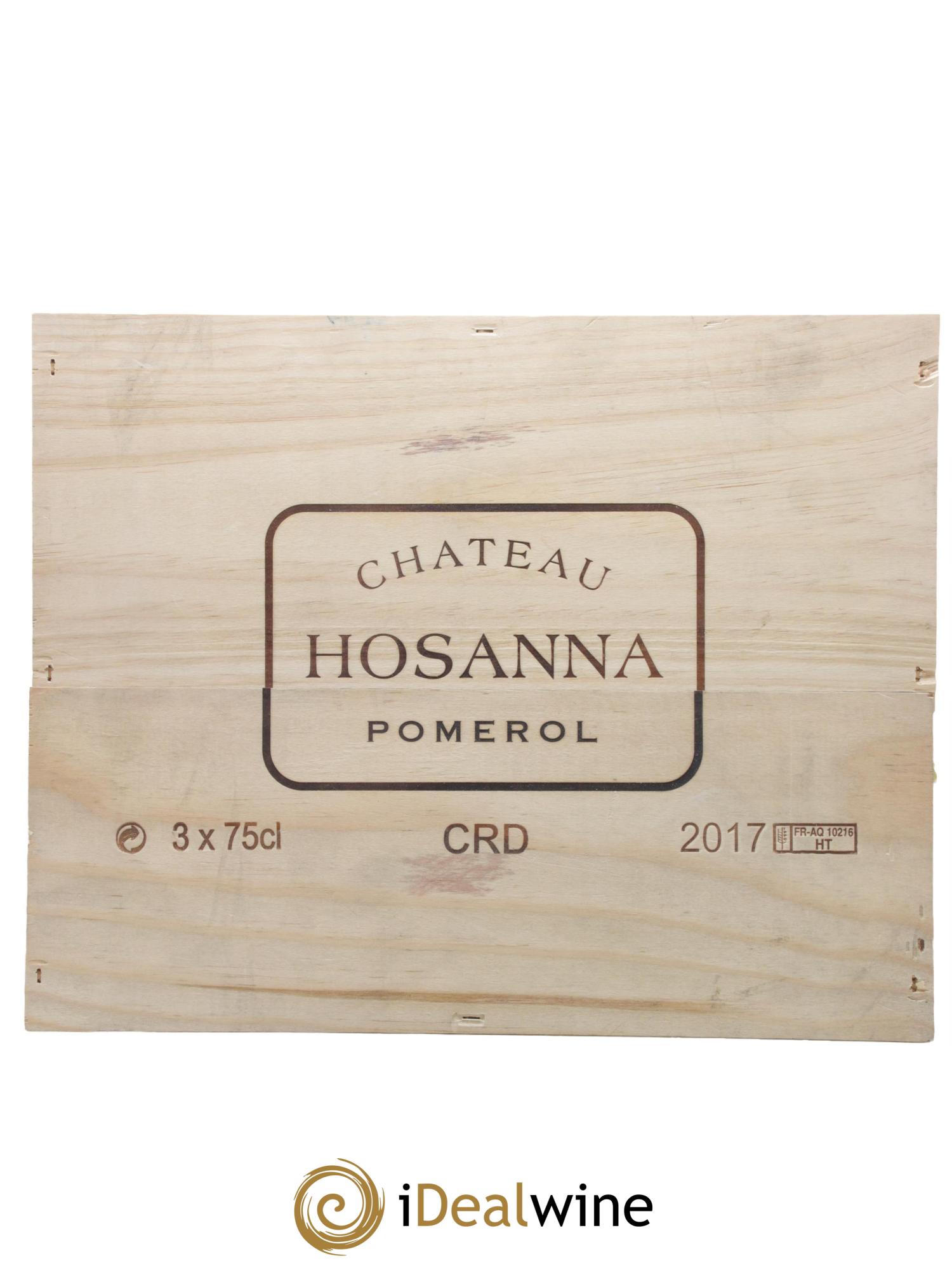 Château Hosanna 2017 - Lot de 3 bouteilles - 1