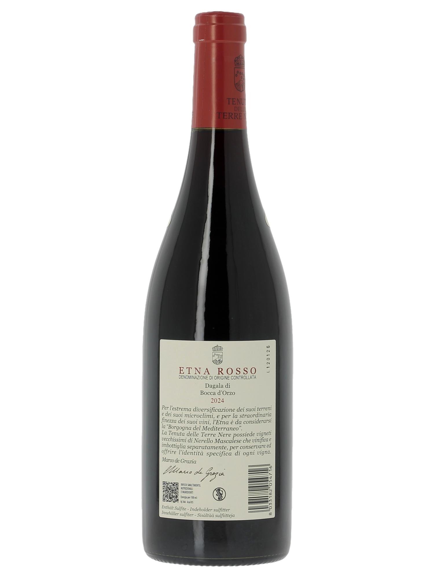 Etna Rosso DOC Tenuta delle Terre Nere Dagala di Bocca d'Orzo  2024 - Posten von 1 Flasche - 1