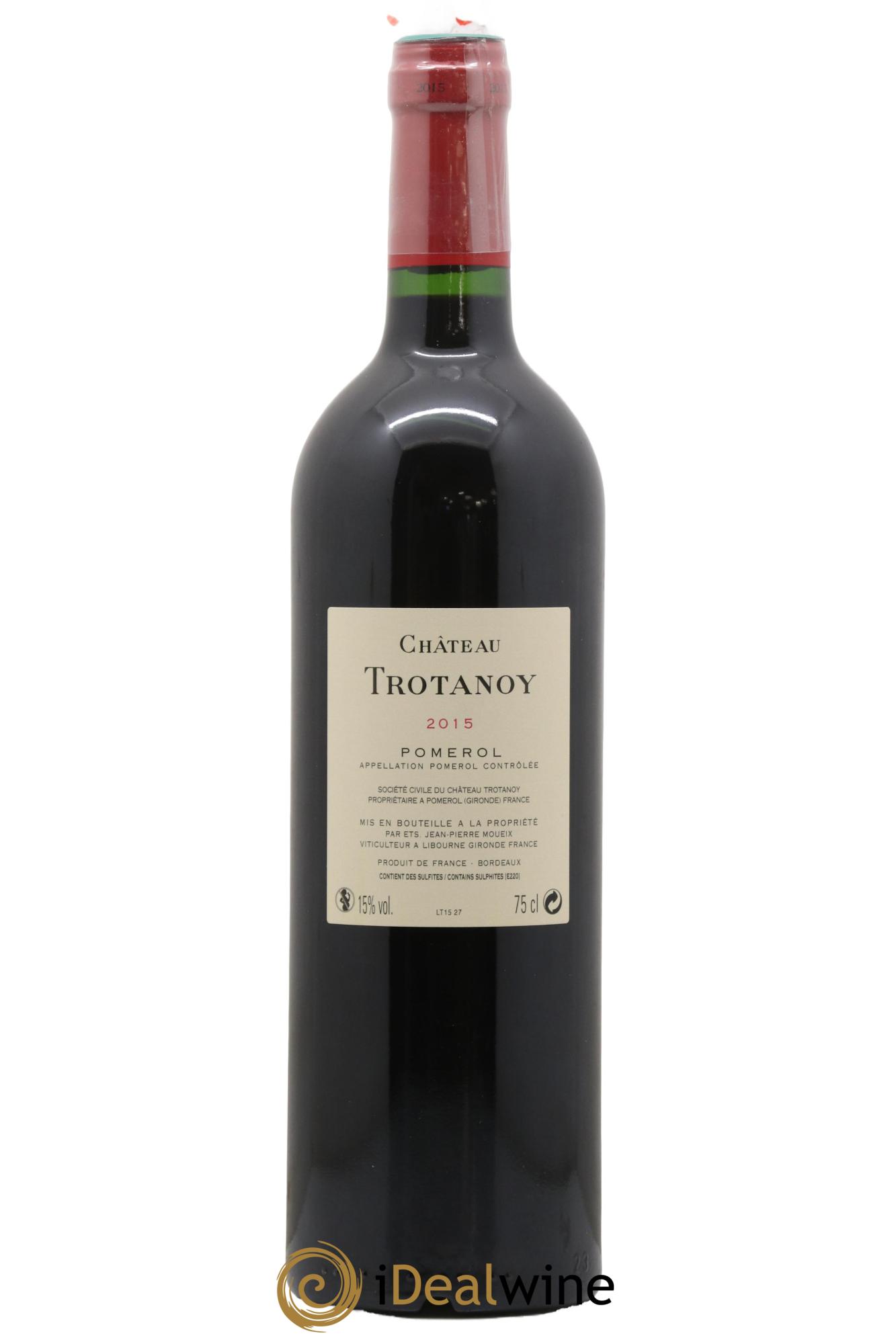 Château Trotanoy 2015 - Lot de 1 bouteille - 2