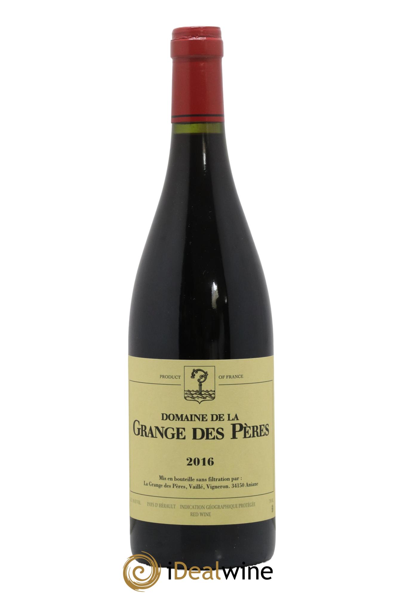 Pays d'Hérault Grange des Pères Laurent Vaillé 2016 - Lot de 1 bouteille - 0