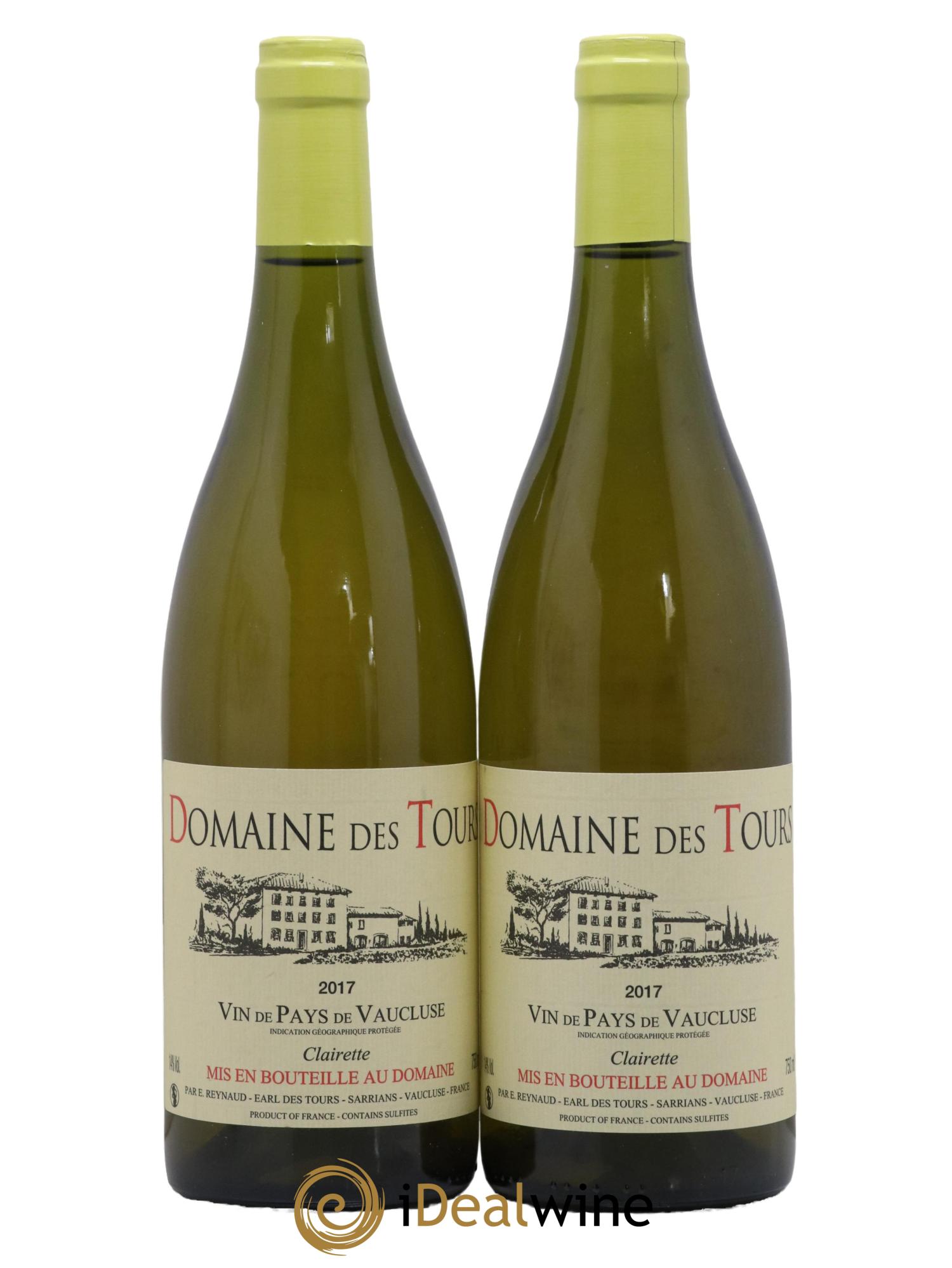 Vaucluse (Vin de Pays de Vaucluse) Domaine des Tours Emmanuel Reynaud 2017 - Lot de 2 bouteilles - 0