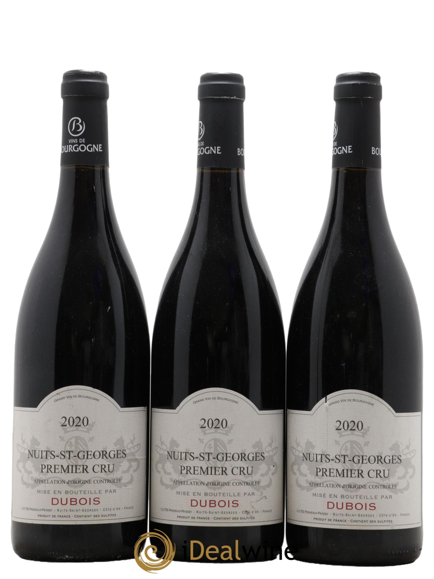 Nuits-Saint-Georges 1er Cru Domaine Dubois 2020 - Lot de 3 bouteilles - 0