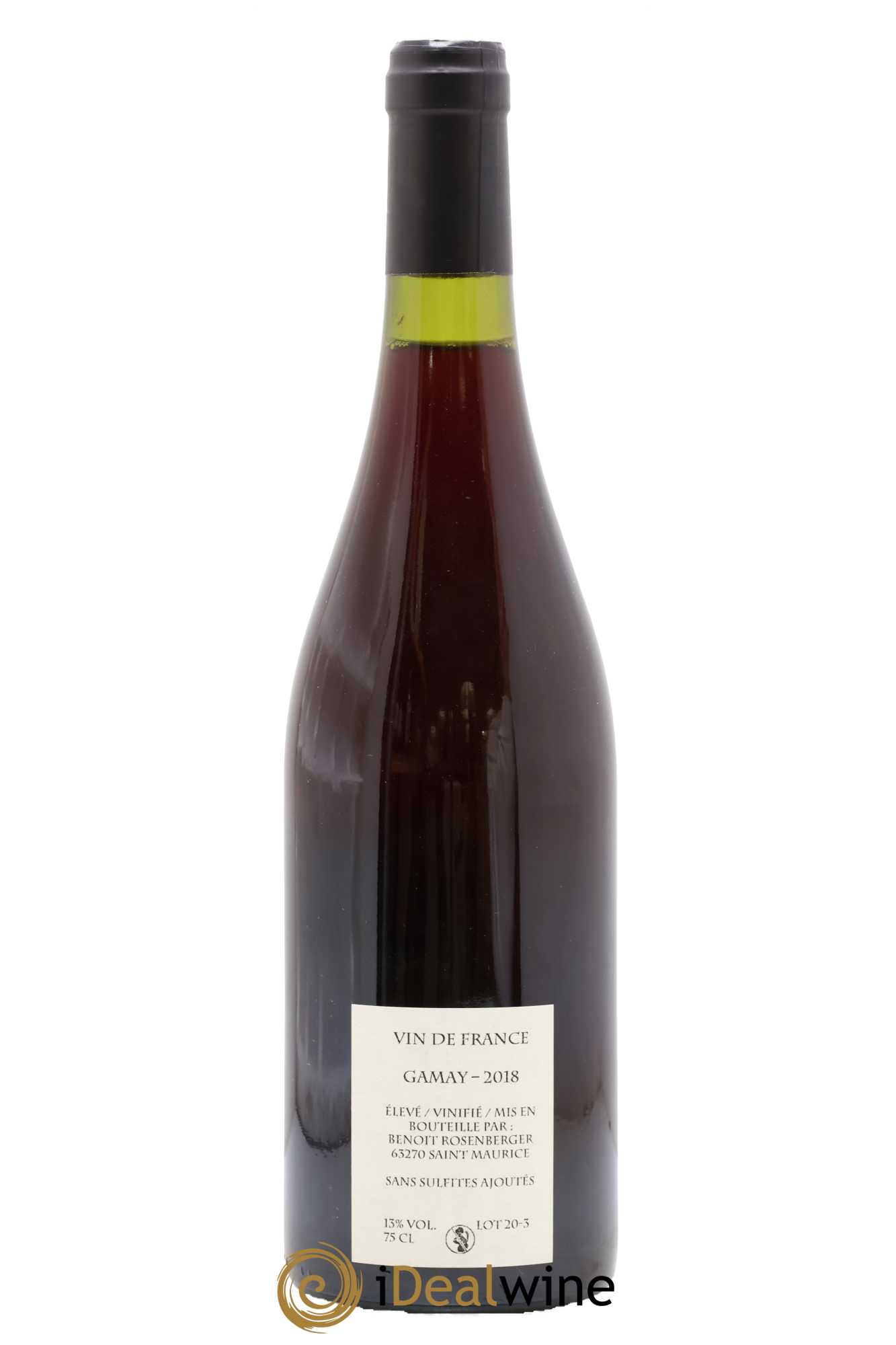 Vin de France Loup des Vignes Benoit Rosenberger 2018 - Posten von 1 Flasche - 1