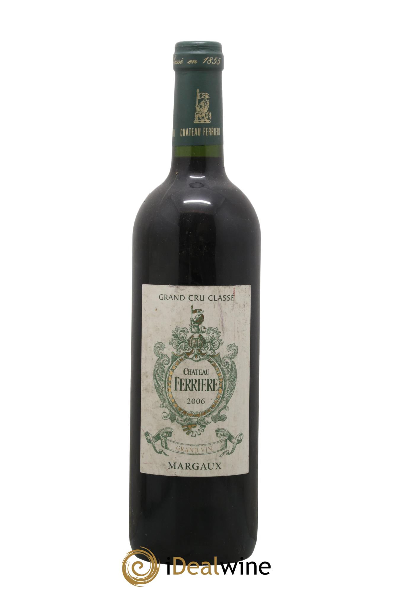 Château Ferrière 3ème Grand Cru Classé 2006 - Lot de 1 bouteille - 0