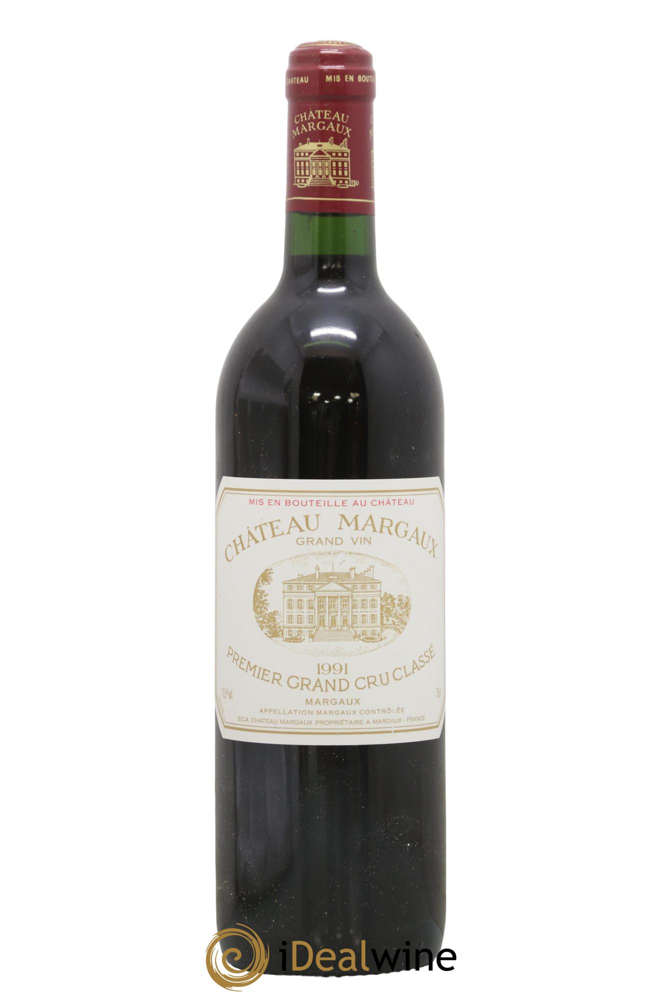 Château Margaux 1er Grand Cru Classé 1991 - Lot de 1 bouteille - 0