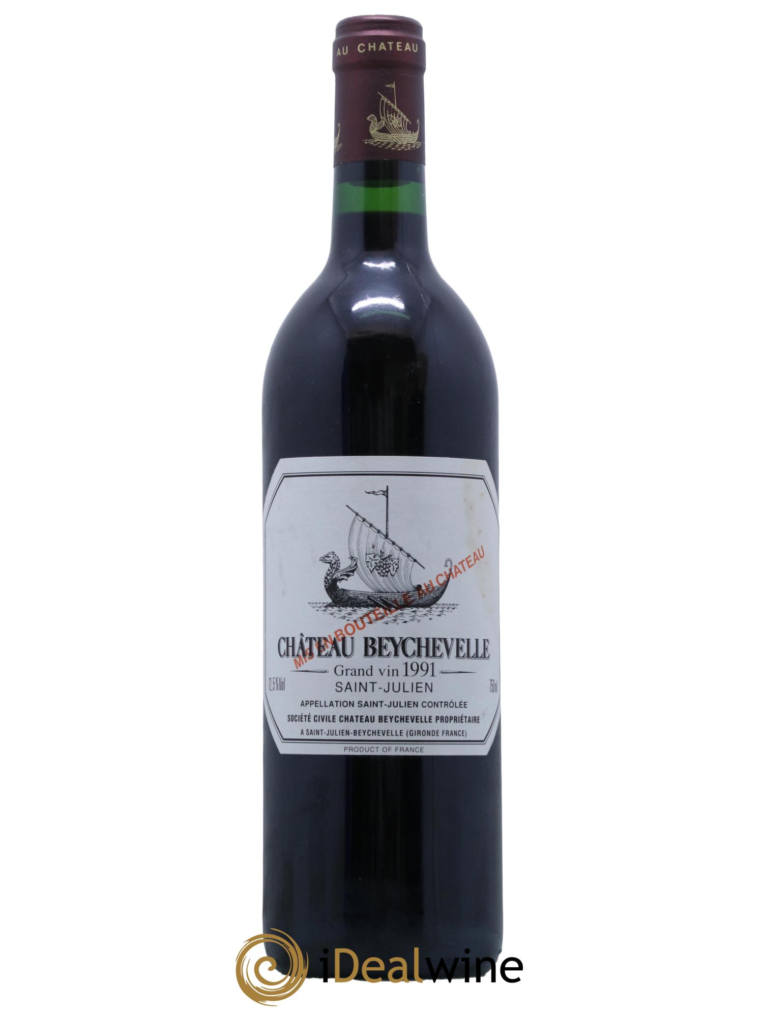 Château Beychevelle 4ème Grand Cru Classé 1991 - Lot de 1 bouteille - 0