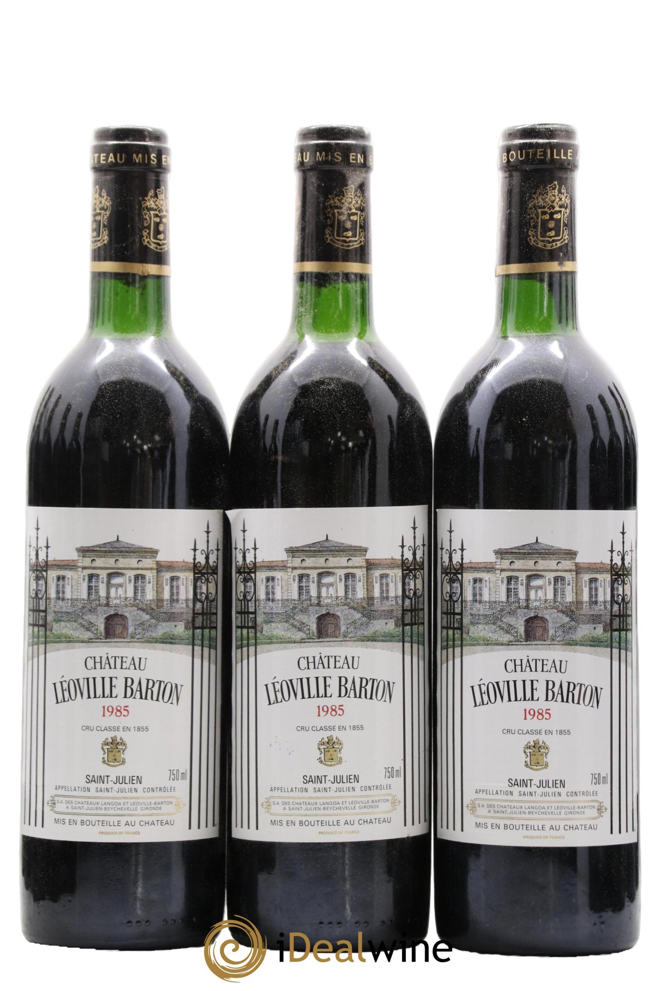 Château Léoville Barton 2ème Grand Cru Classé 1985 - Lot de 12 bouteilles - 1