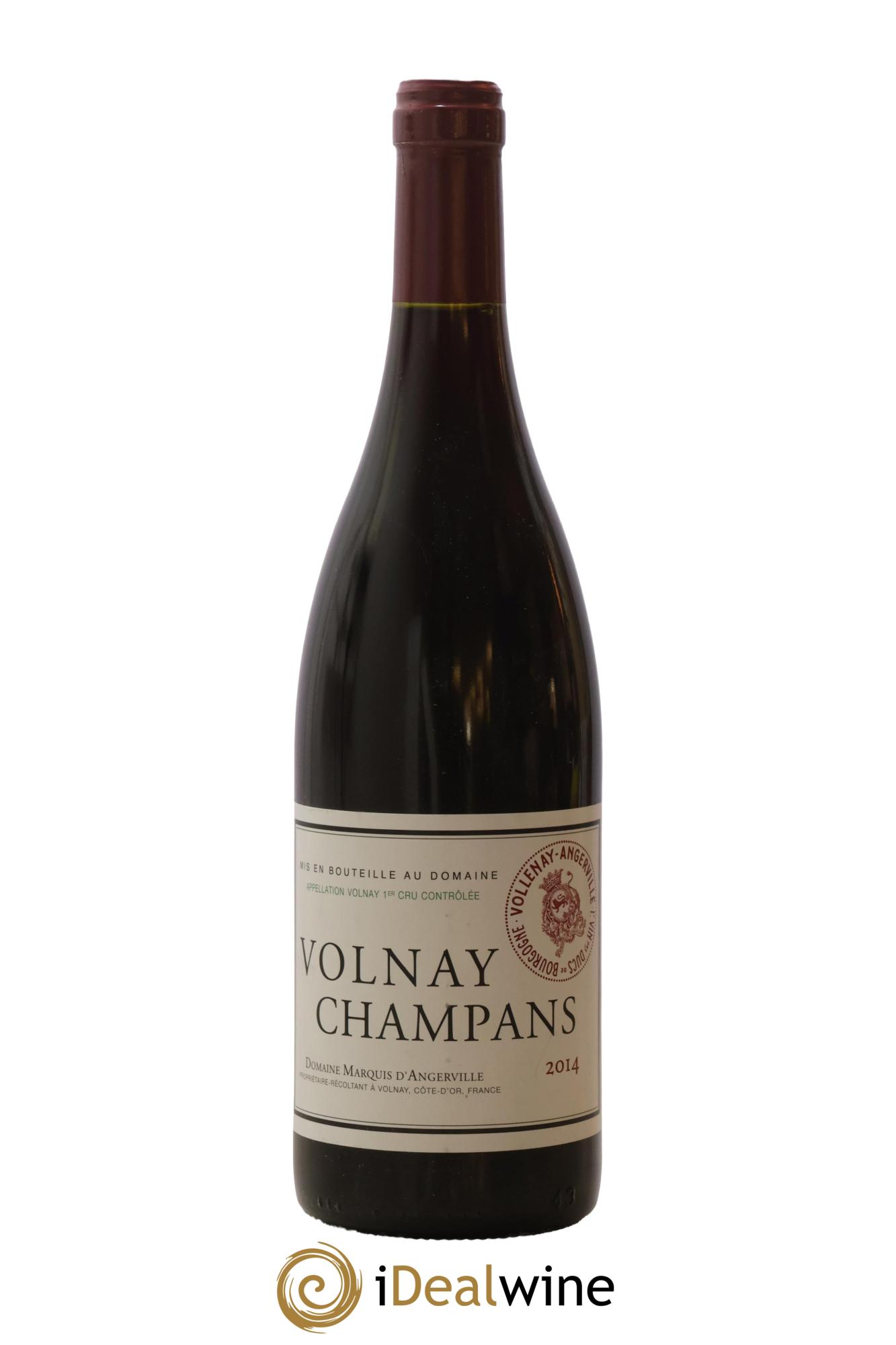 Volnay 1er Cru Champans Marquis d'Angerville (Domaine) 2014 - Lot de 1 bouteille - 0