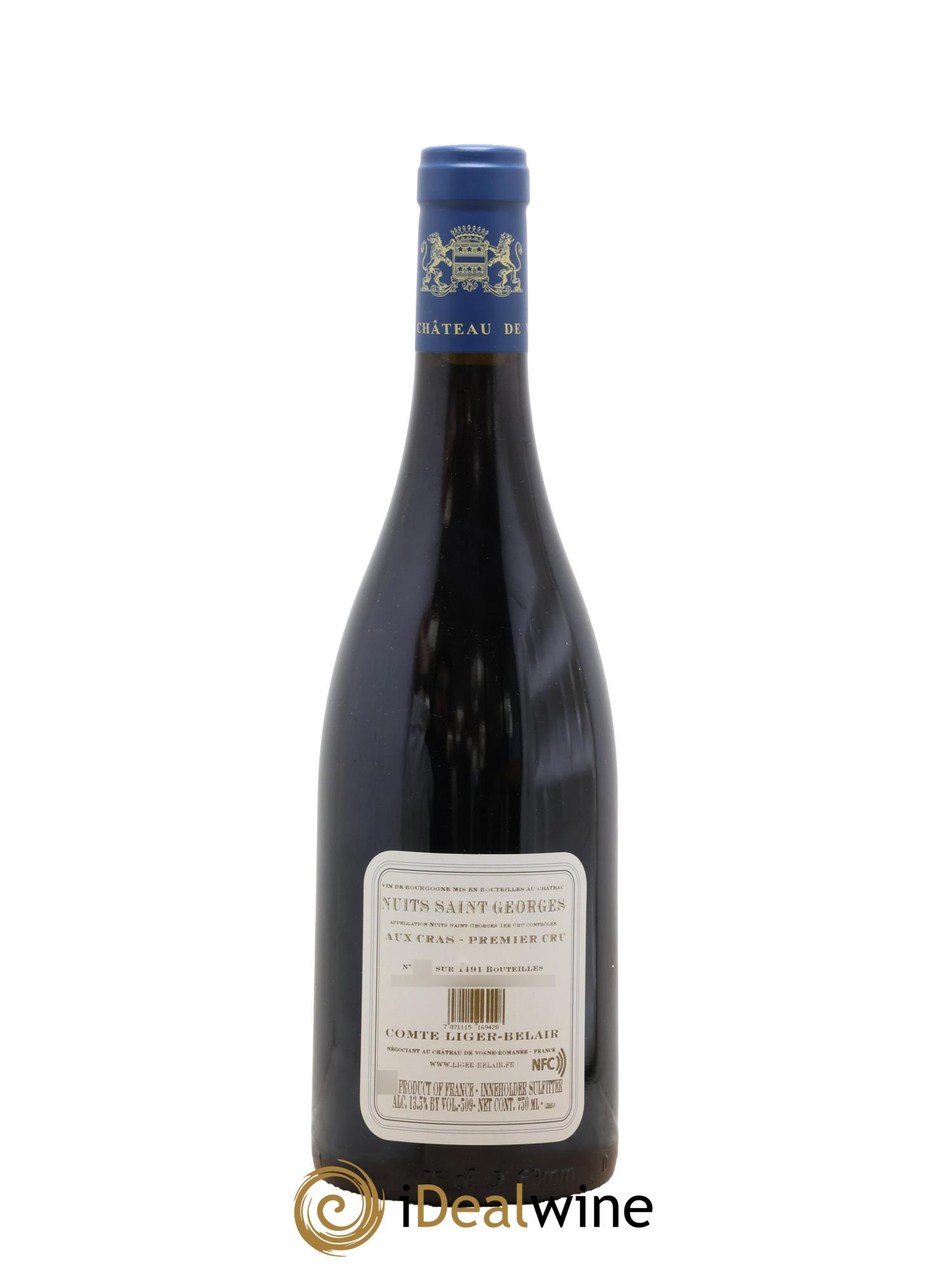 Nuits-Saint-Georges 1er Cru Aux Cras Comte Liger-Belair (Domaine du) 2018 - Lot de 1 bouteille - 1