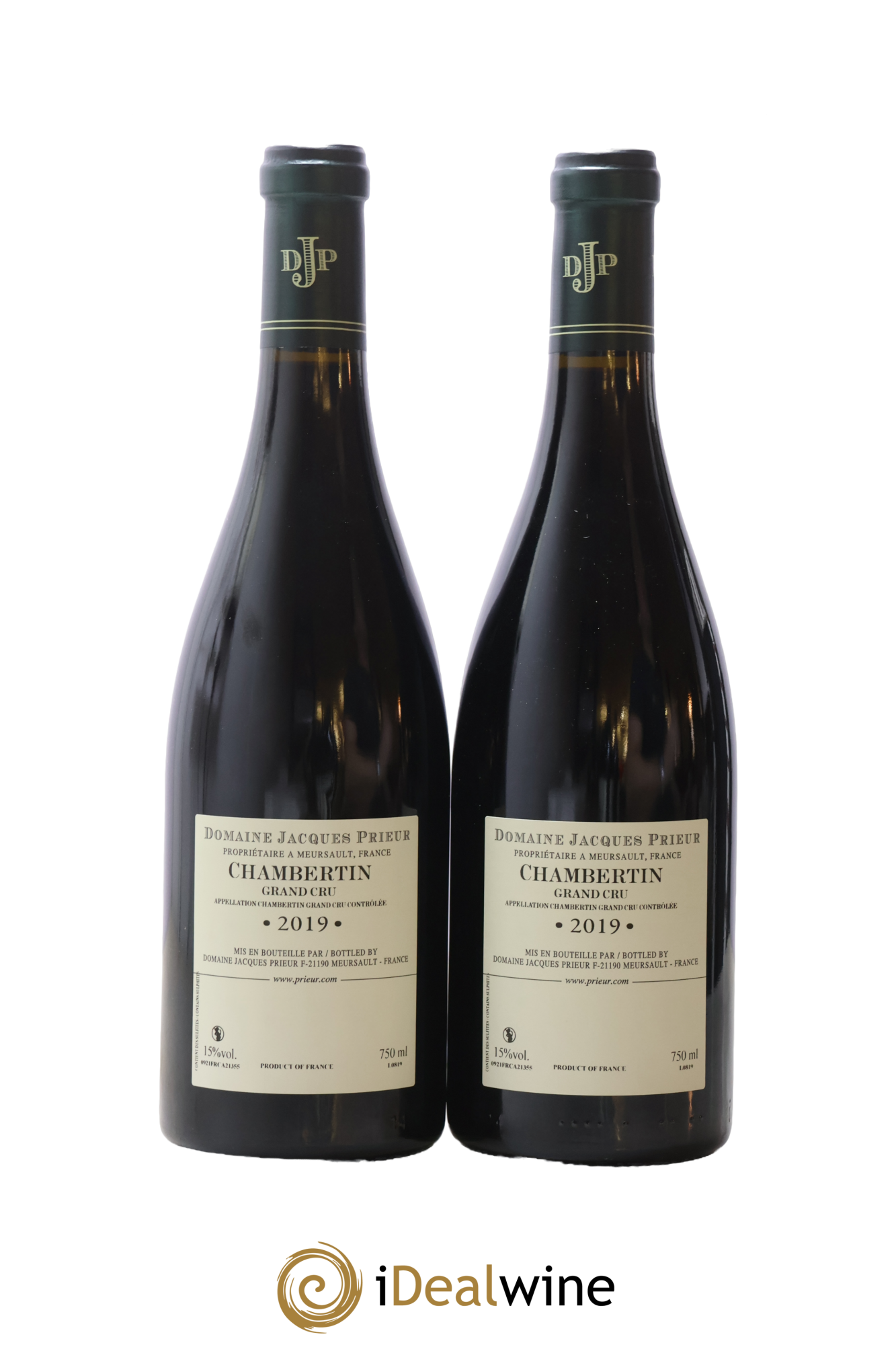 Chambertin Grand Cru Jacques Prieur (Domaine) 2019 - Lotto di 2 bottiglie - 1