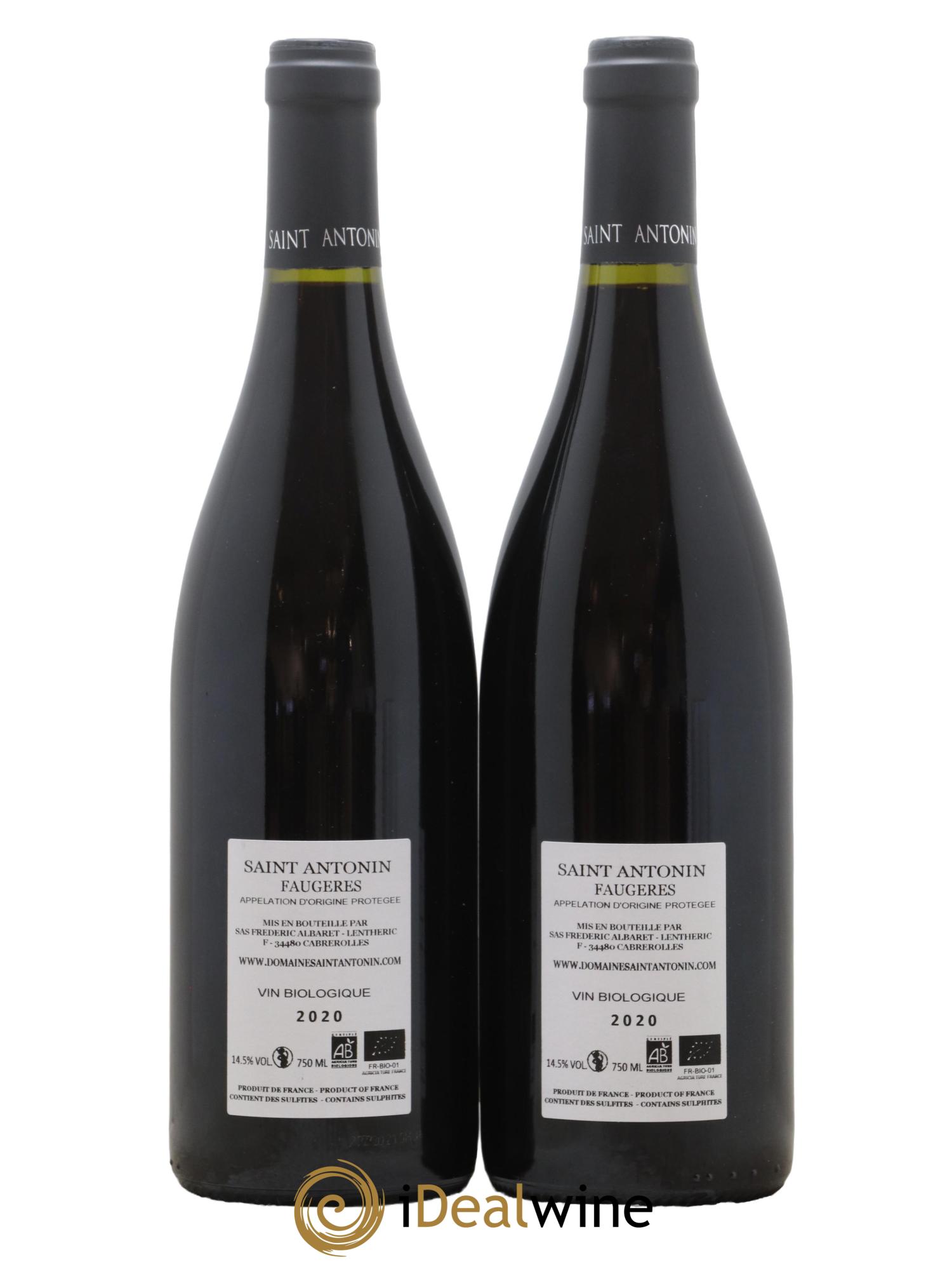 Faugères Domaine Saint Antonin Cazalet 2020 - Lot de 2 bouteilles - 1