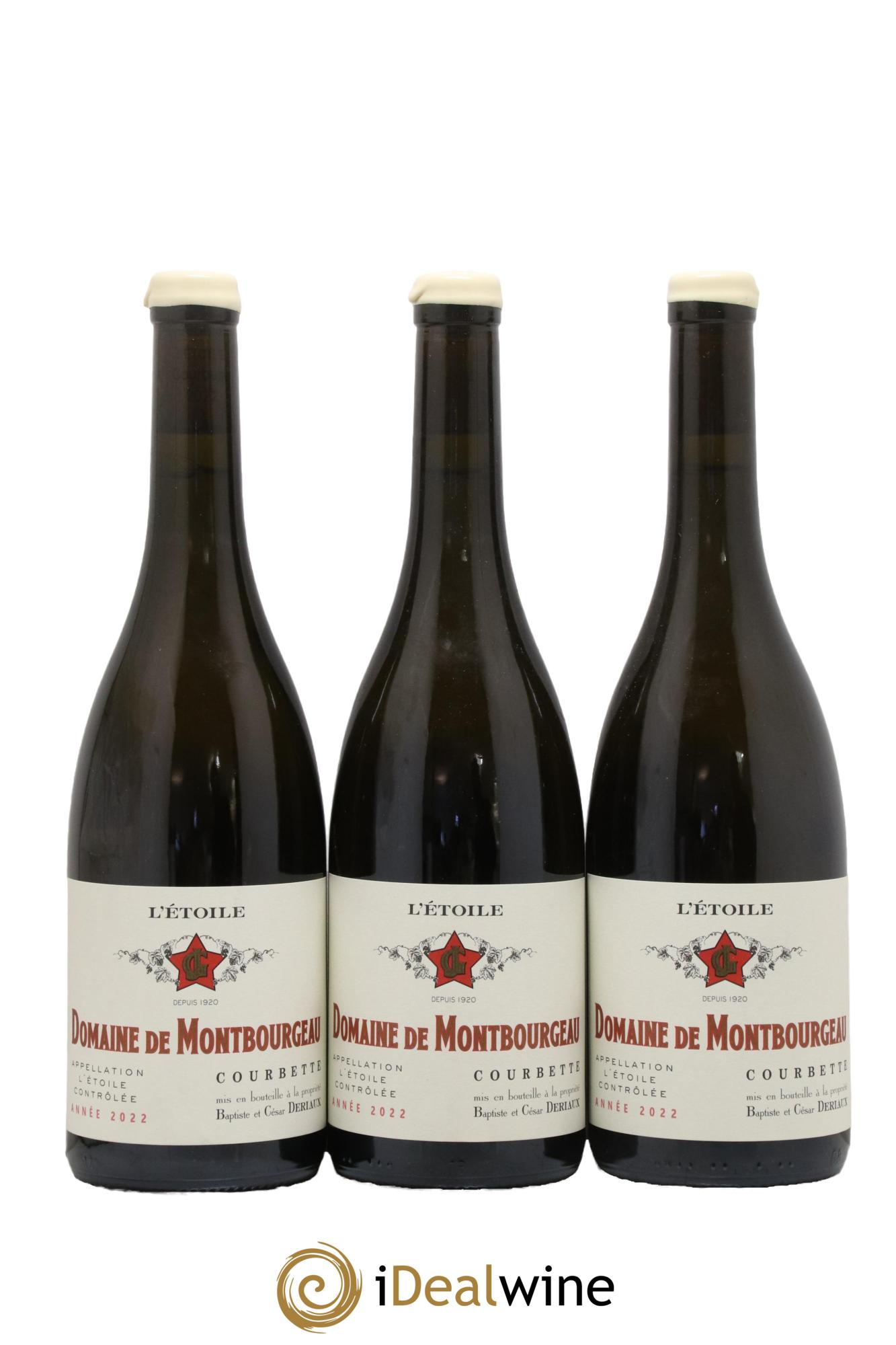 Etoile Chardonnay Courbette Domaine de Montbourgeau 2022 - Lot of 3 bottles - 0