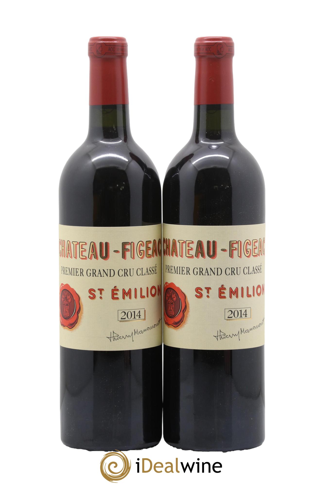 Château Figeac 1er Grand Cru Classé A 2014 - Lot de 2 bouteilles - 0