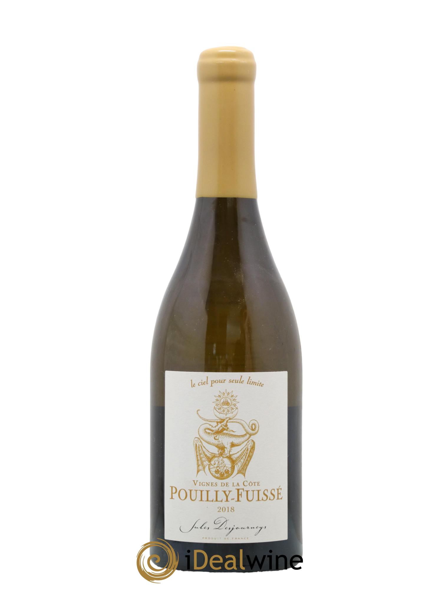Pouilly-Fuissé Vignes de la Côte Jules Desjourneys 2018 - Lot de 1 bouteille - 0