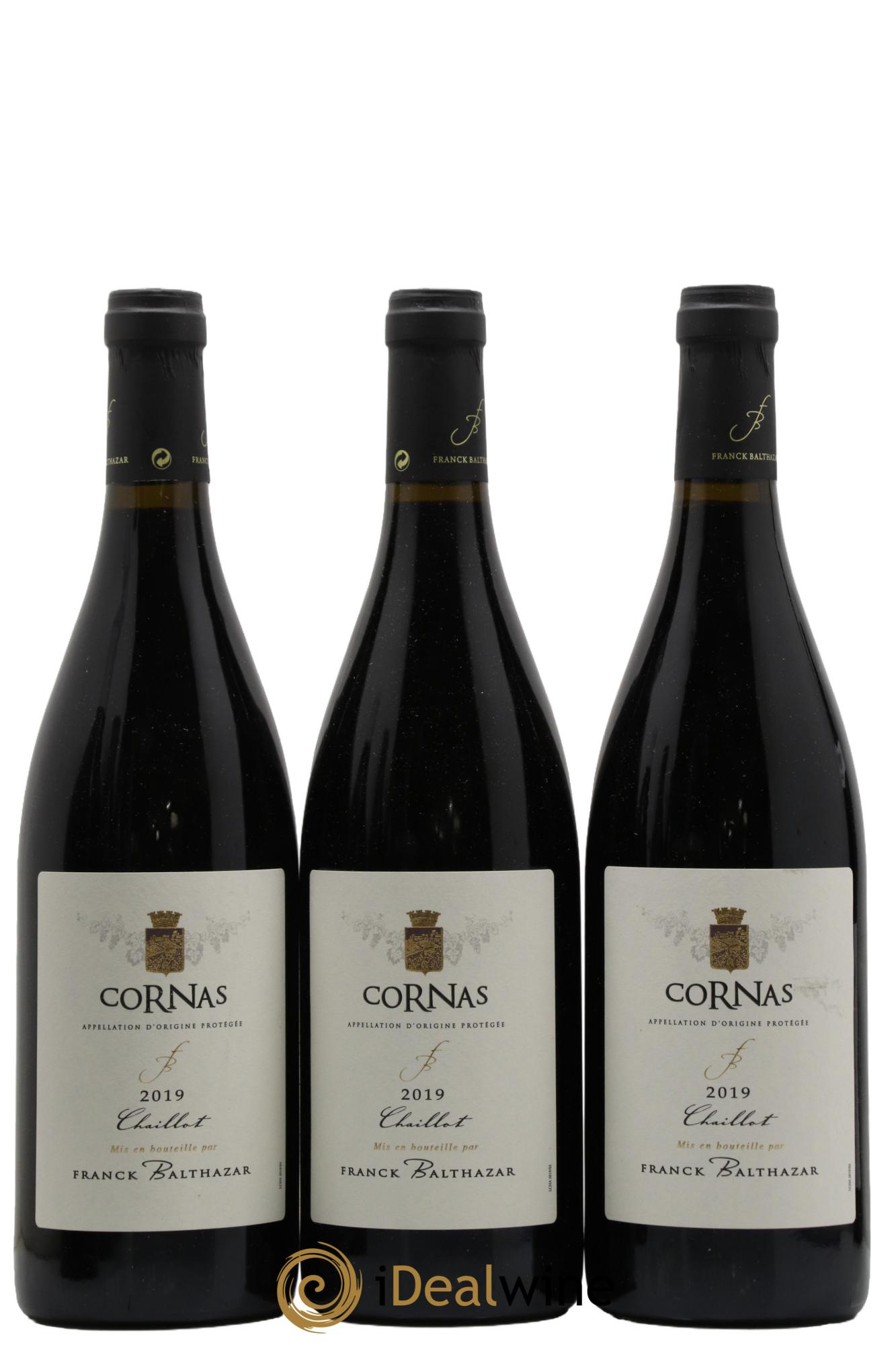 Cornas Chaillot Franck Balthazar (Domaine) 2019 - Lot de 3 bouteilles - 0