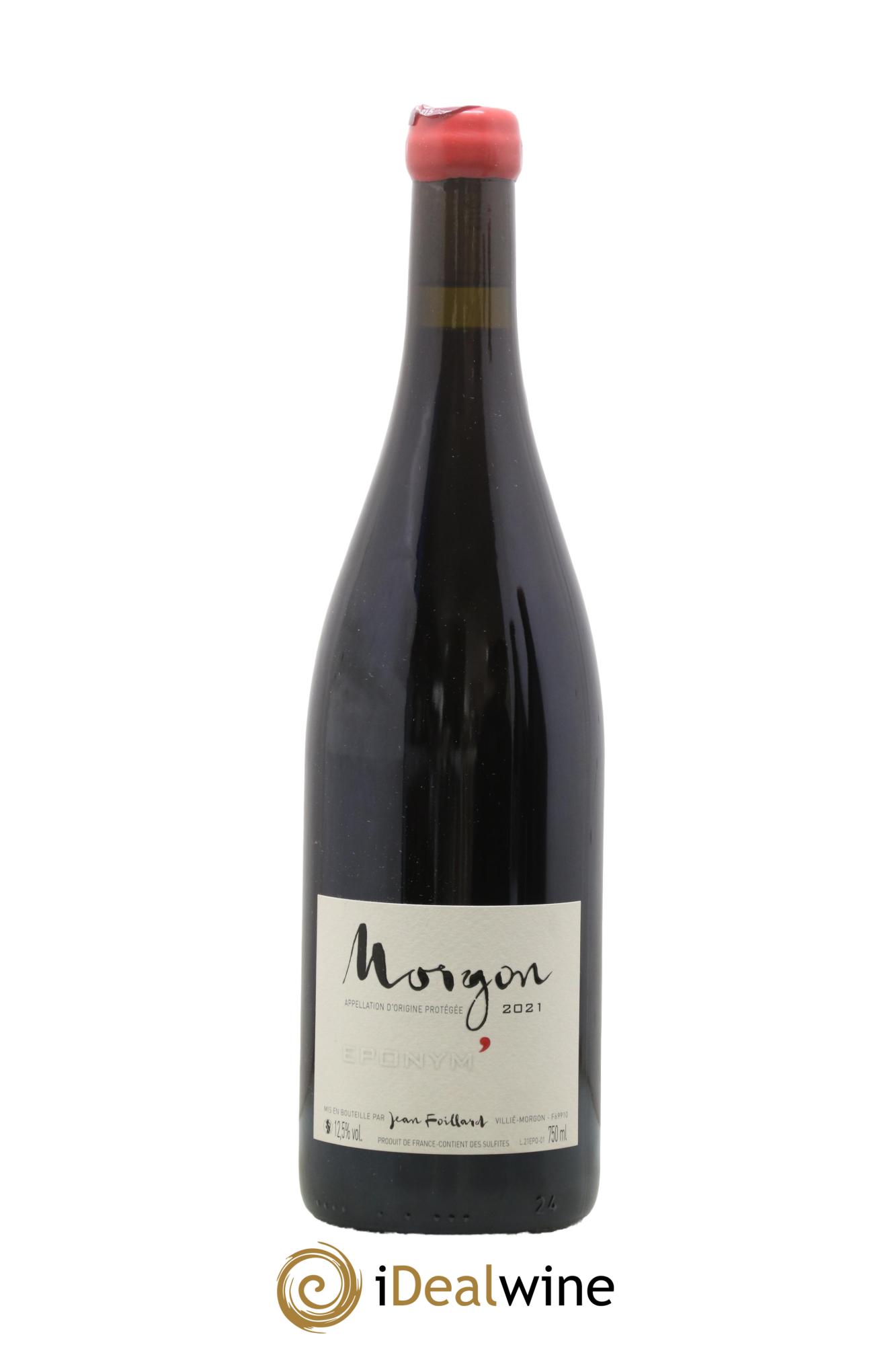 Morgon Eponym' Jean Foillard 2021 - Lotto di 1 bottiglia - 0