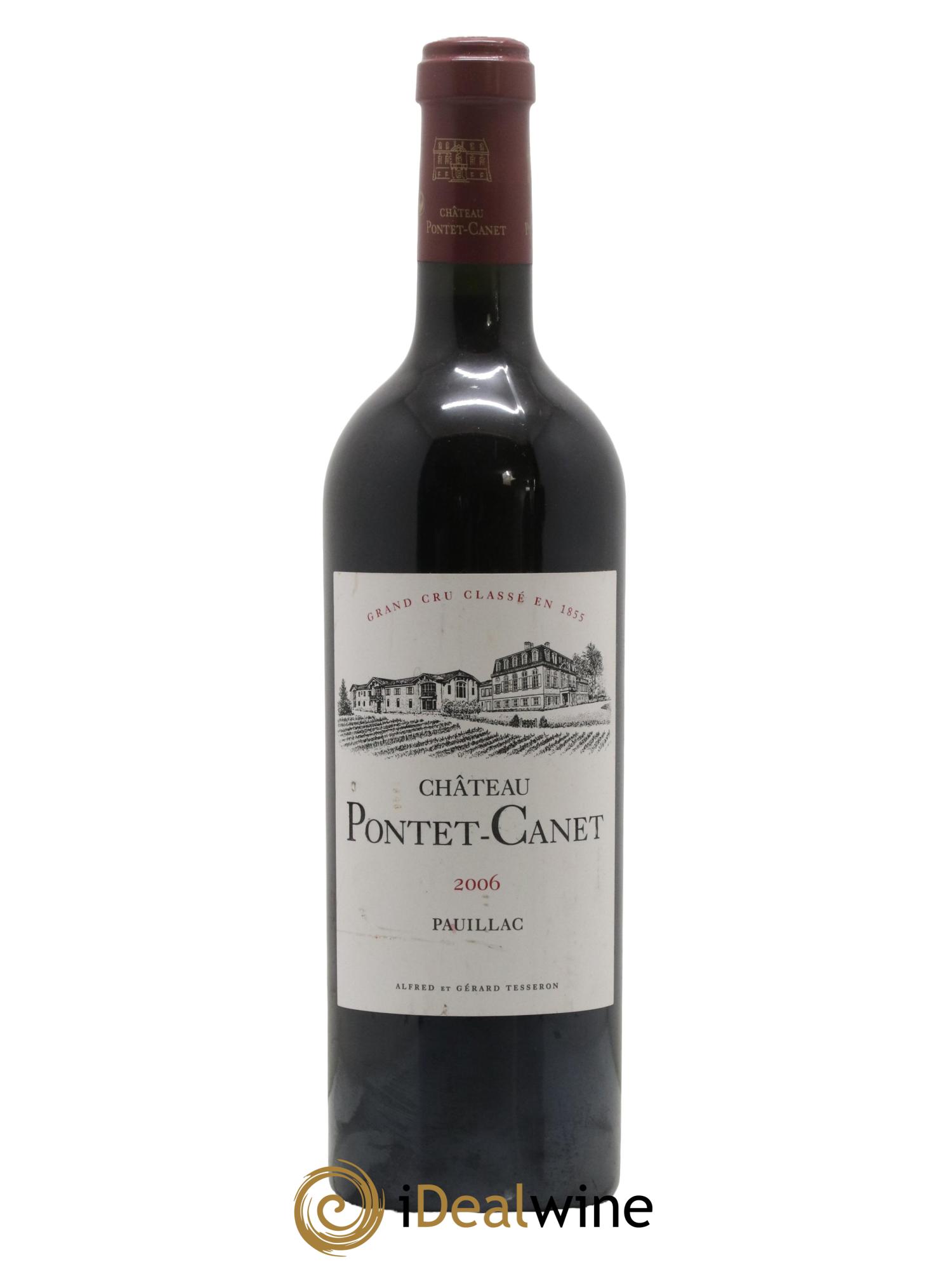 Château Pontet Canet 5ème Grand Cru Classé 2006 - Lot de 1 bouteille - 0