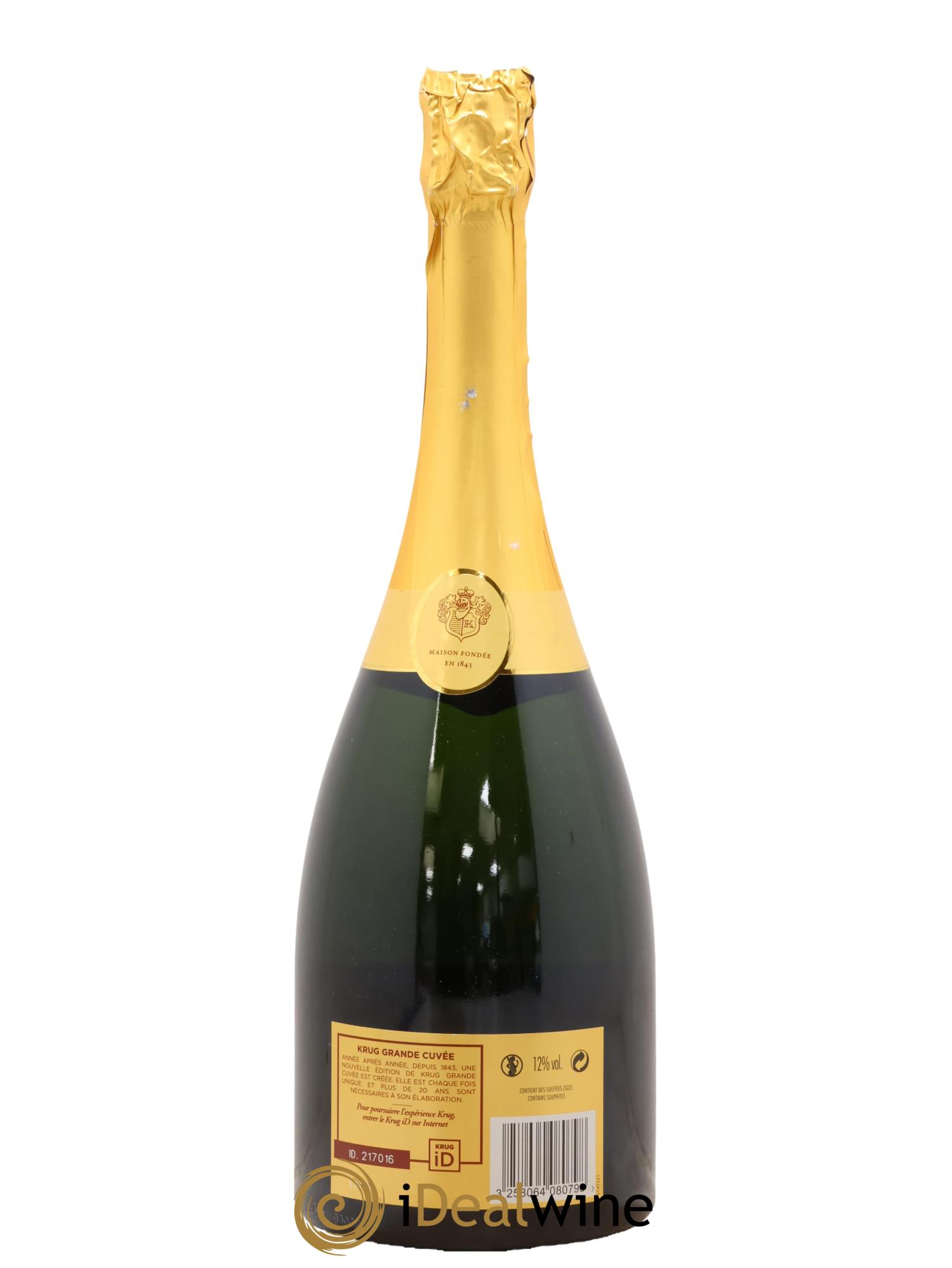 Grande Cuvée - 166ème édition Krug - Lot of 1 bottle - 1