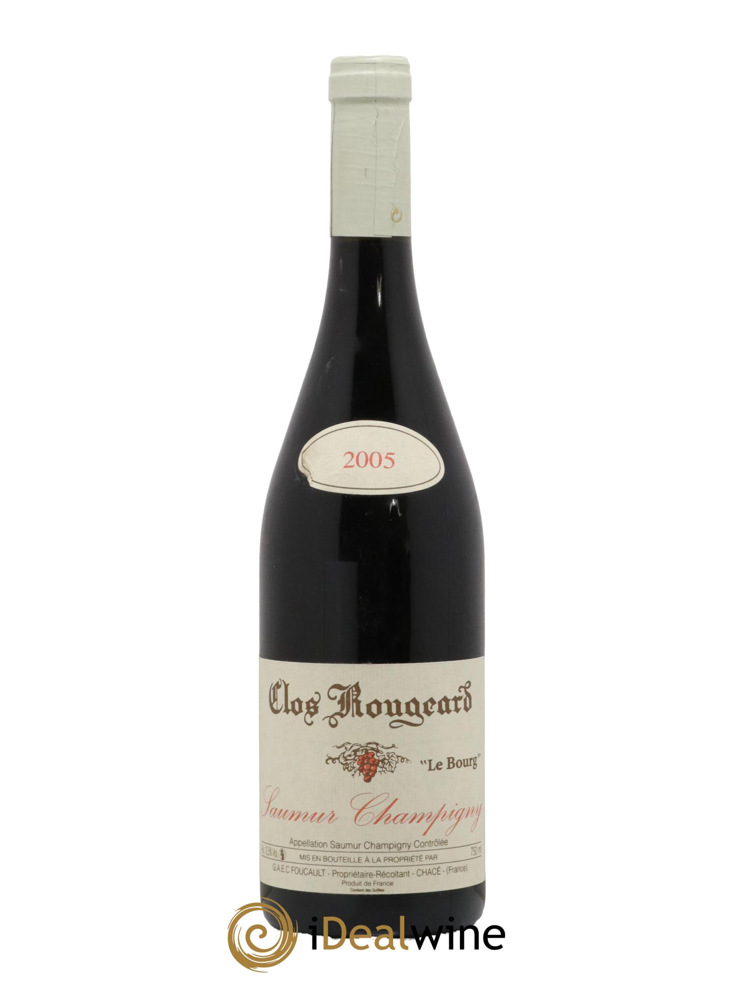 Saumur-Champigny Le Bourg Clos Rougeard 2005 - Lot de 1 bouteille - 0
