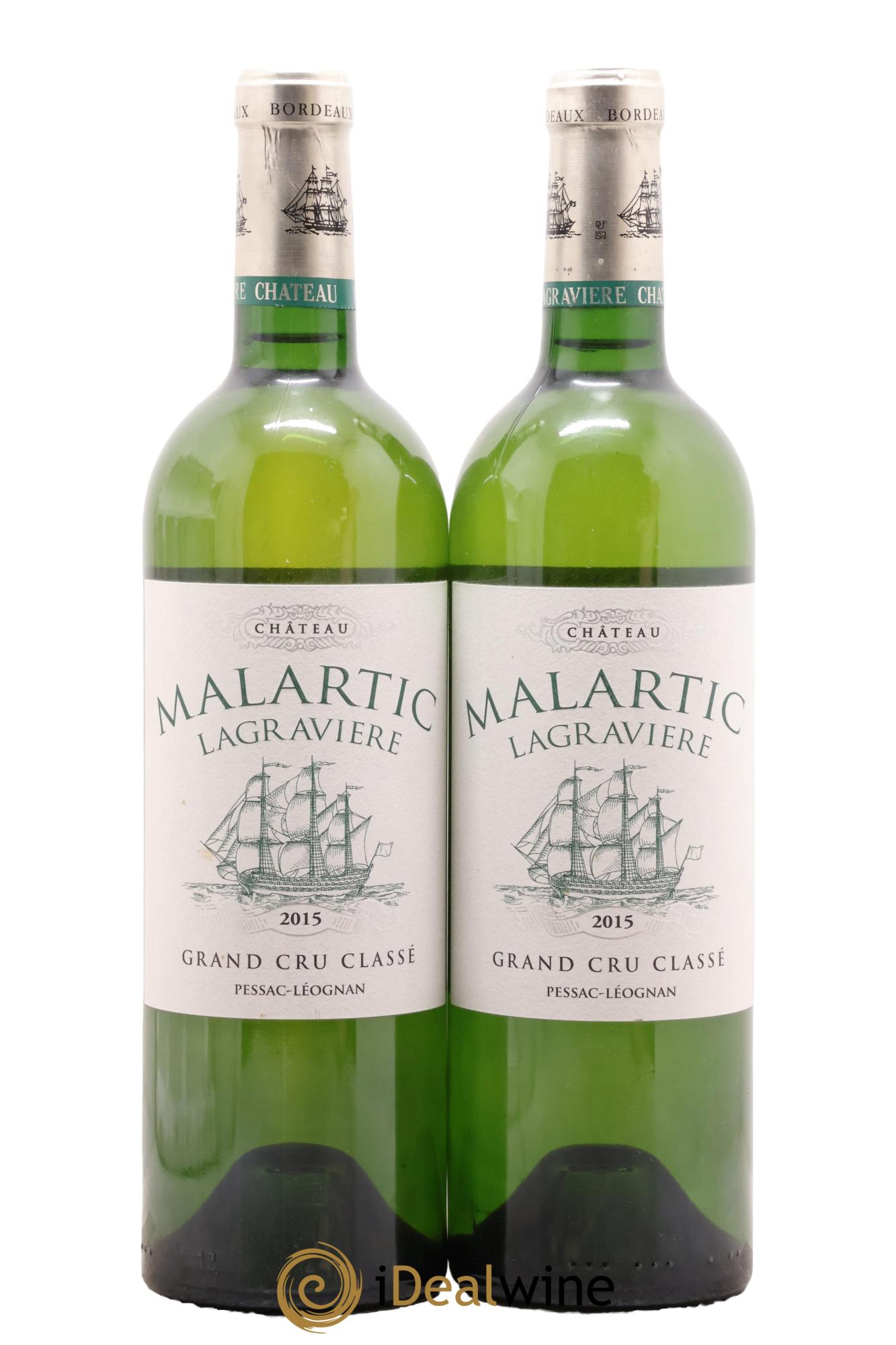 Château Malartic-Lagravière Cru Classé de Graves 2015 - Lot de 2 bouteilles - 0
