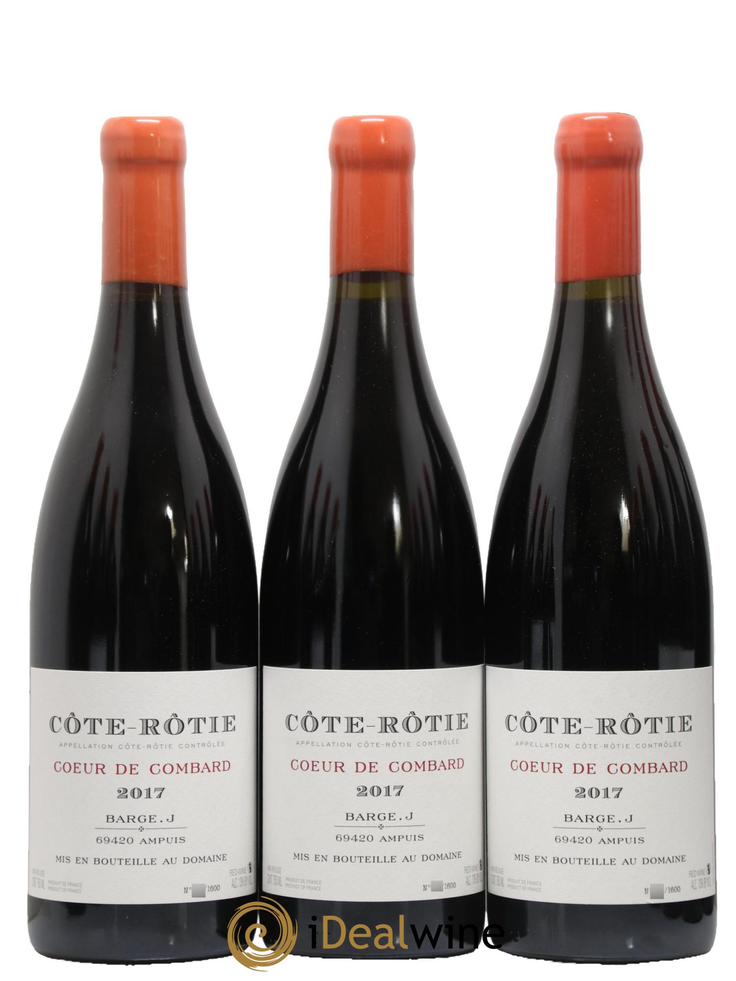 Côte-Rôtie Cœur de Combard Barge (Domaine) 2017 - Lot de 3 bouteilles - 0