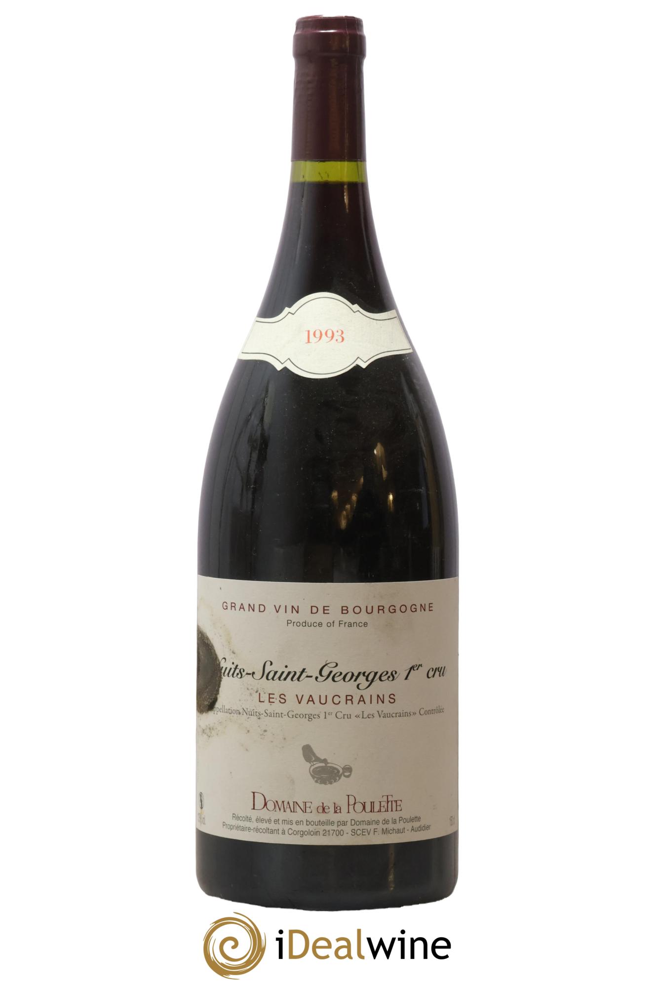 Nuits-Saint-Georges 1er Cru Les Vaucrains Domaine de la Poulette 1993 - Posten von 1 Flasche - 0