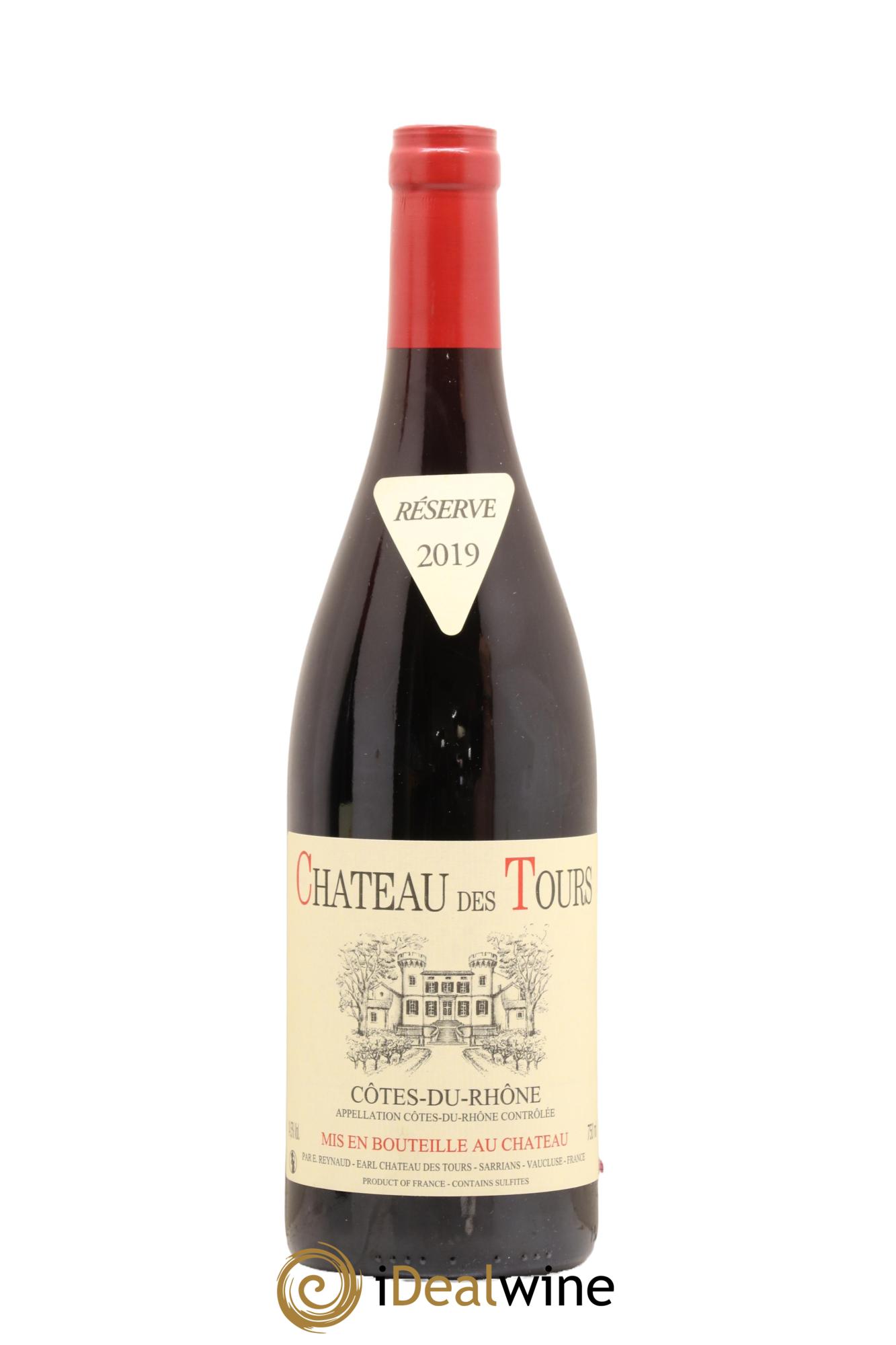 Côtes-du-Rhône Château des Tours Emmanuel Reynaud 2019 - Lot de 1 bouteille - 0