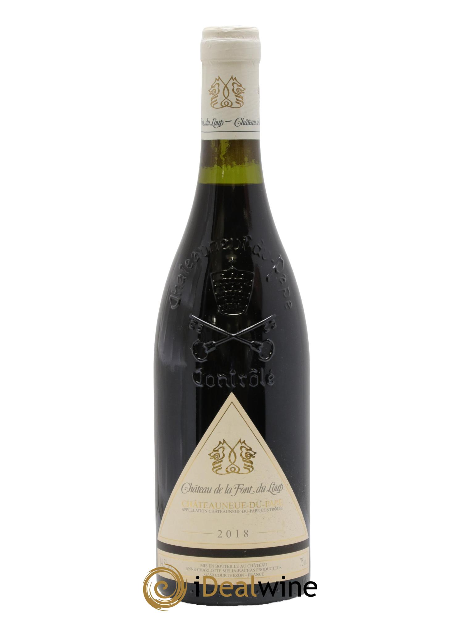 Châteauneuf-du-Pape Château de la Font du Loup 2018 - Lot of 1 bottle - 0