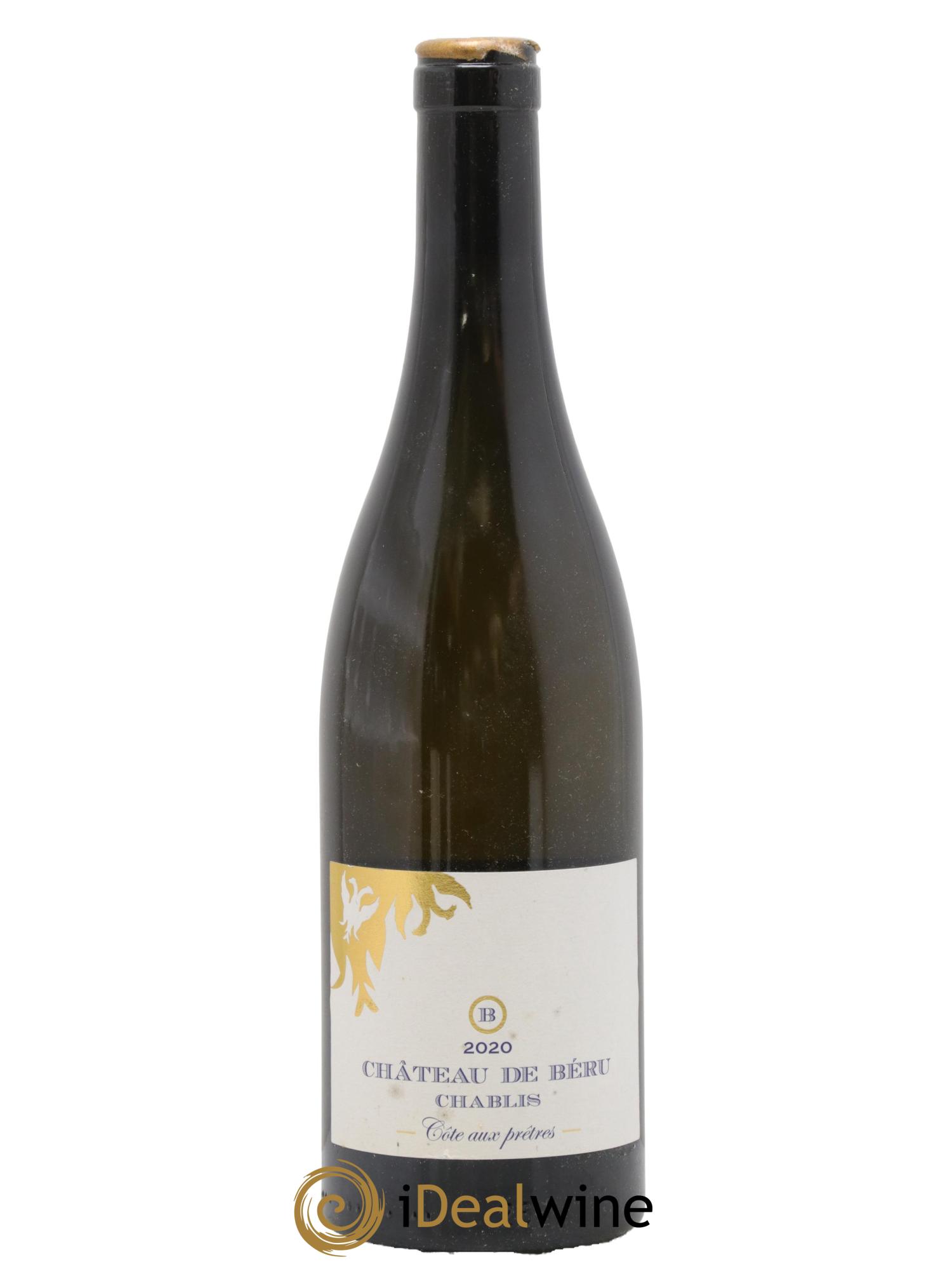 Chablis Côte aux prêtres Château de Béru 2020 - Lotto di 1 bottiglia - 0