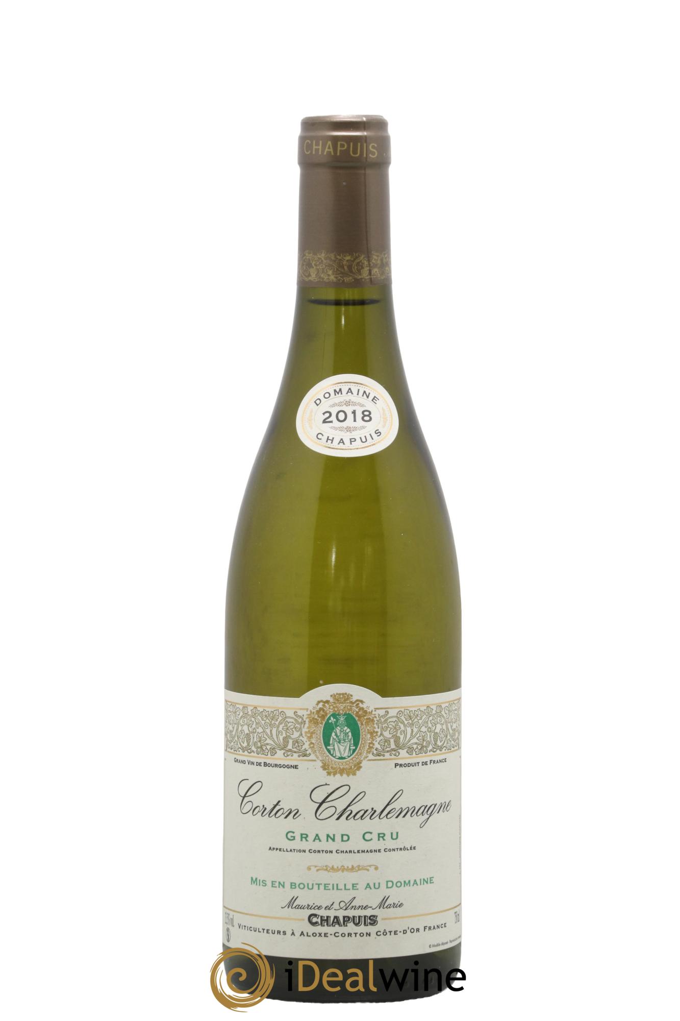 Corton-Charlemagne Grand Cru Maurice & Anne-Marie Chapuis 2018 - Posten von 1 Flasche - 0
