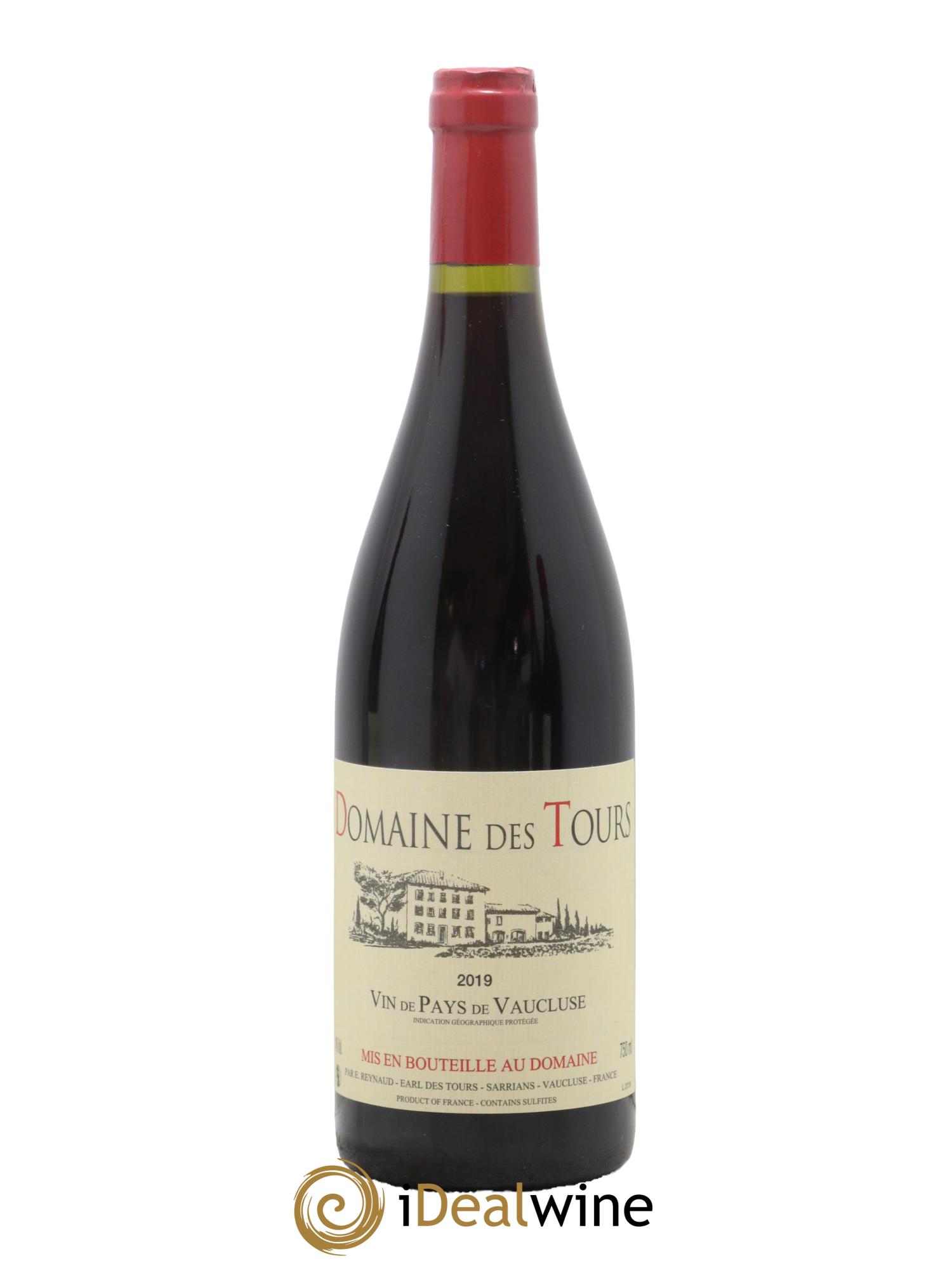 Vaucluse (Vin de Pays de Vaucluse) Domaine des Tours Emmanuel Reynaud 2019 - Lot de 1 bouteille - 0